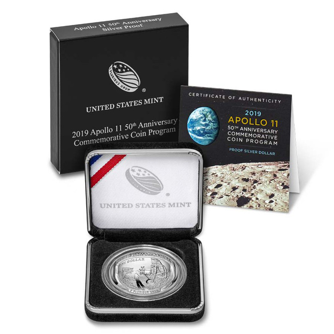 USA - 1 Dollar - APOLLO 11 - 2019 revers