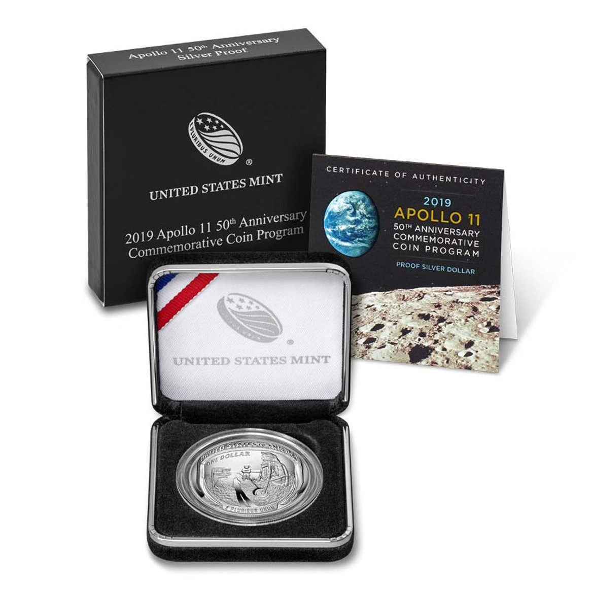 USA - 1 Dollar - APOLLO 11 - 2019 revers USA - 1 Dollar - APOLLO 11 - 2019 revers