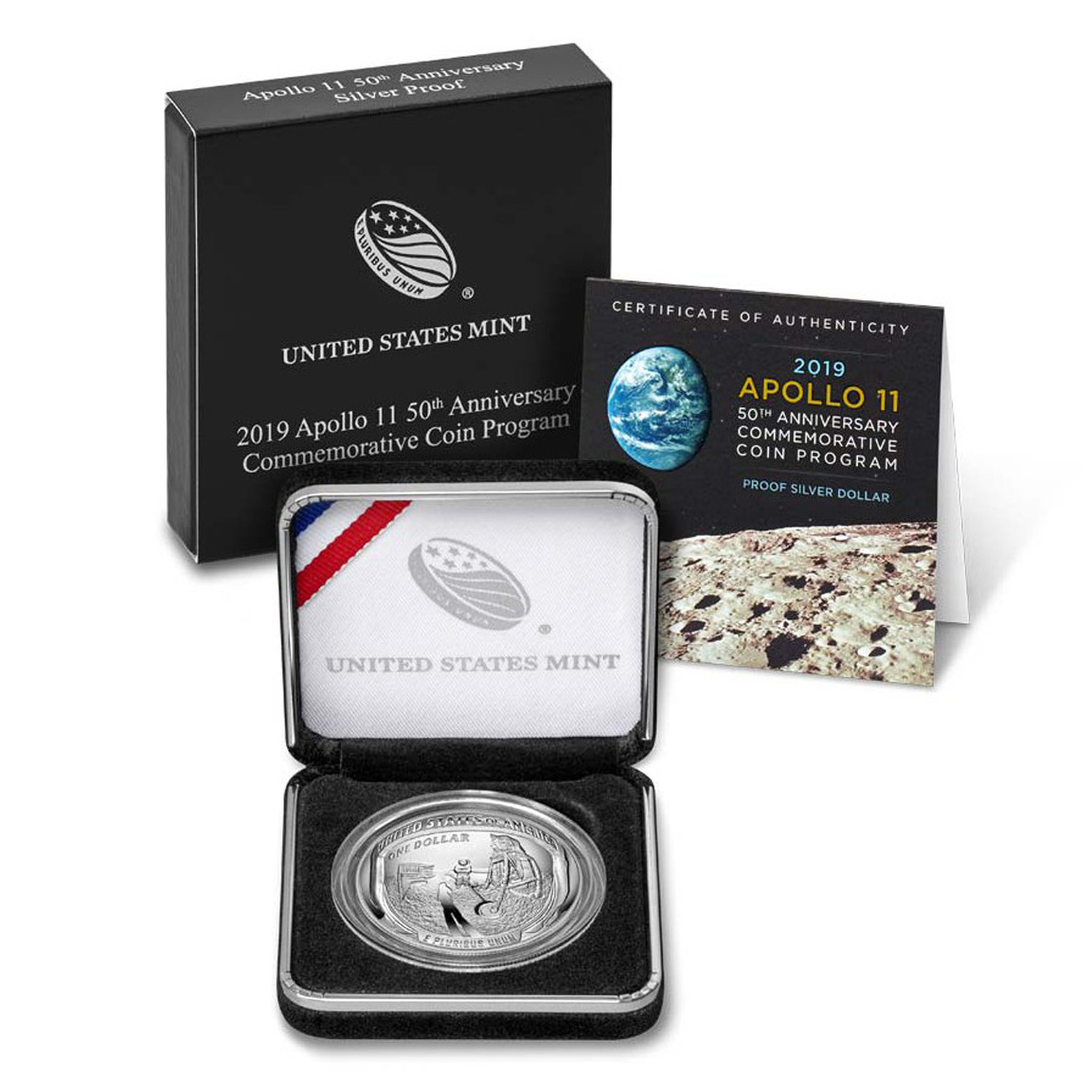 USA - 1 Dollar - APOLLO 11 - 2019 revers USA - 1 Dollar - APOLLO 11 - 2019 revers