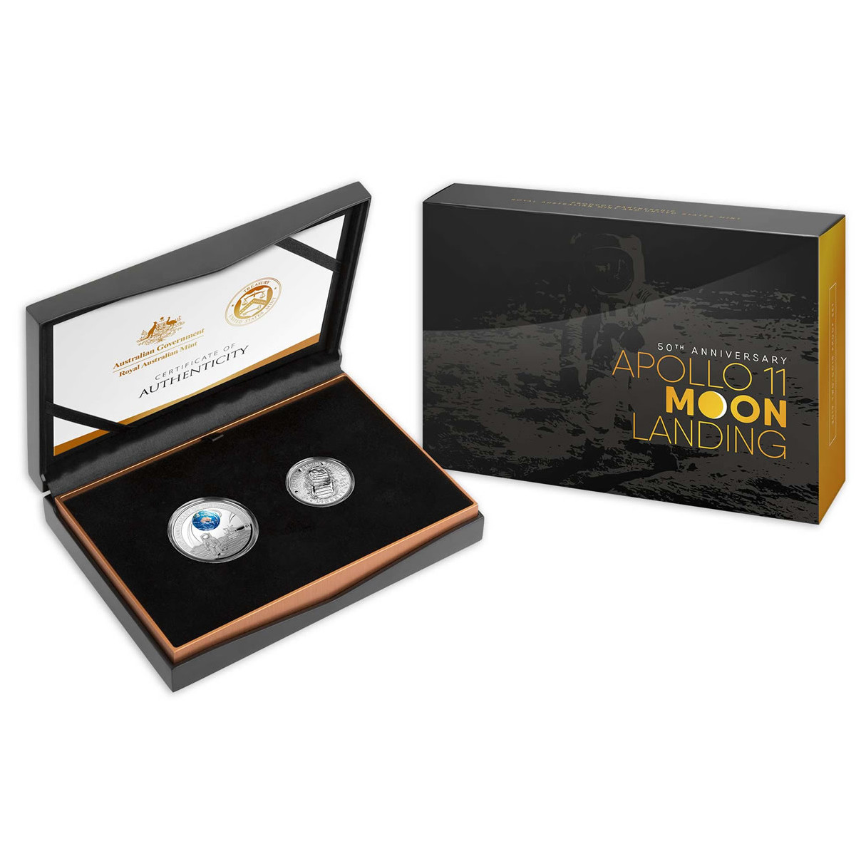 Australie - Coffret - Apollo 11 - 2019 revers Australie - Coffret - Apollo 11 - 2019 revers