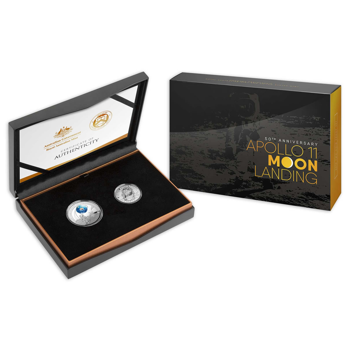 Australie - Coffret - Apollo 11 - 2019 revers