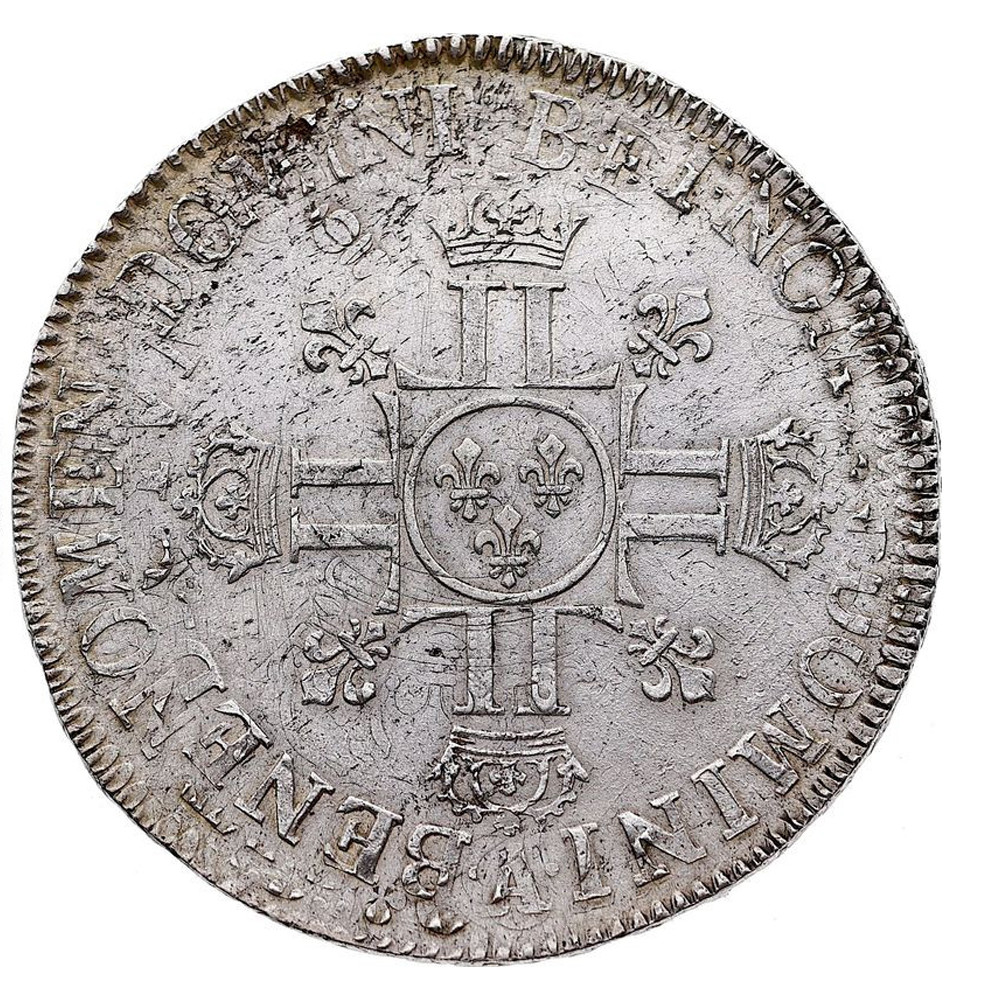 Louis XIV - Ecu - Paris revers Louis XIV - Ecu - Paris revers