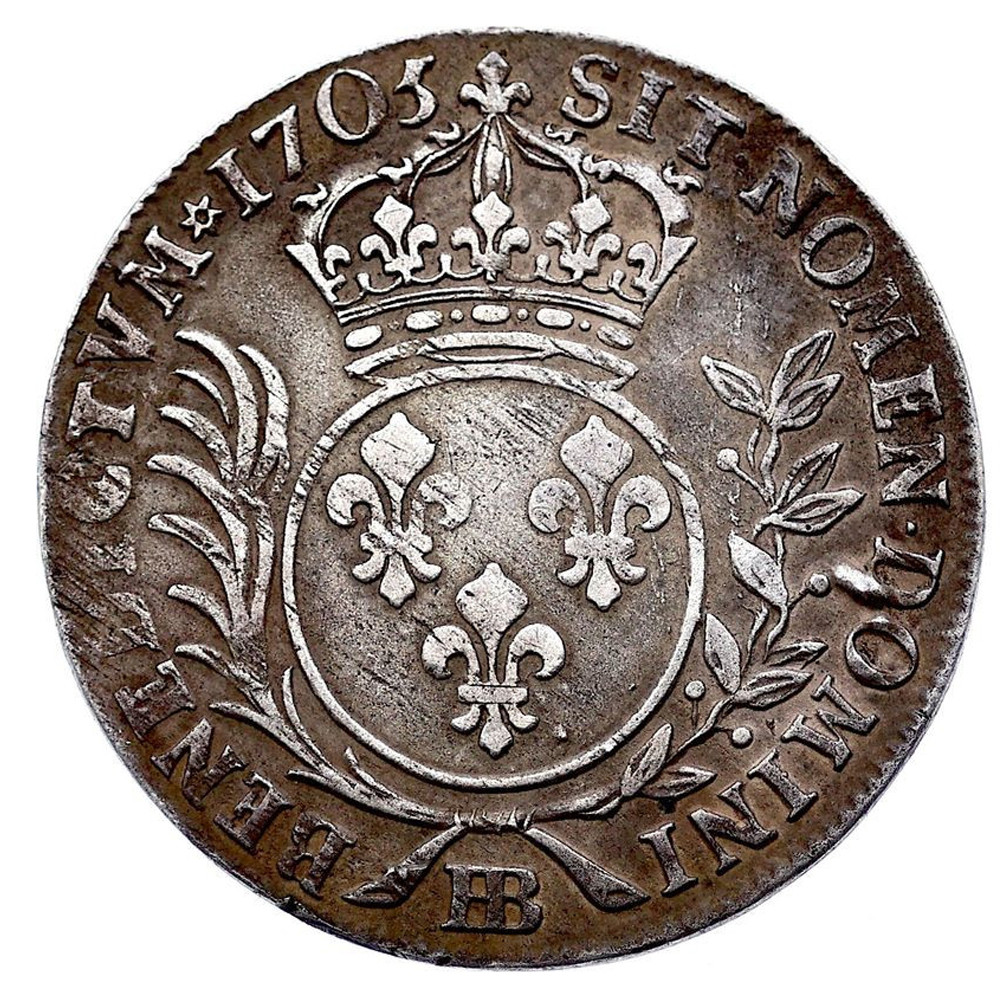 Louis XIV - 33 Sols - 1705 BB avers