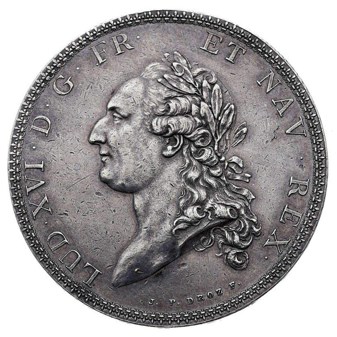 Louis XVI - Ecu de Calonne - 1786 A avers