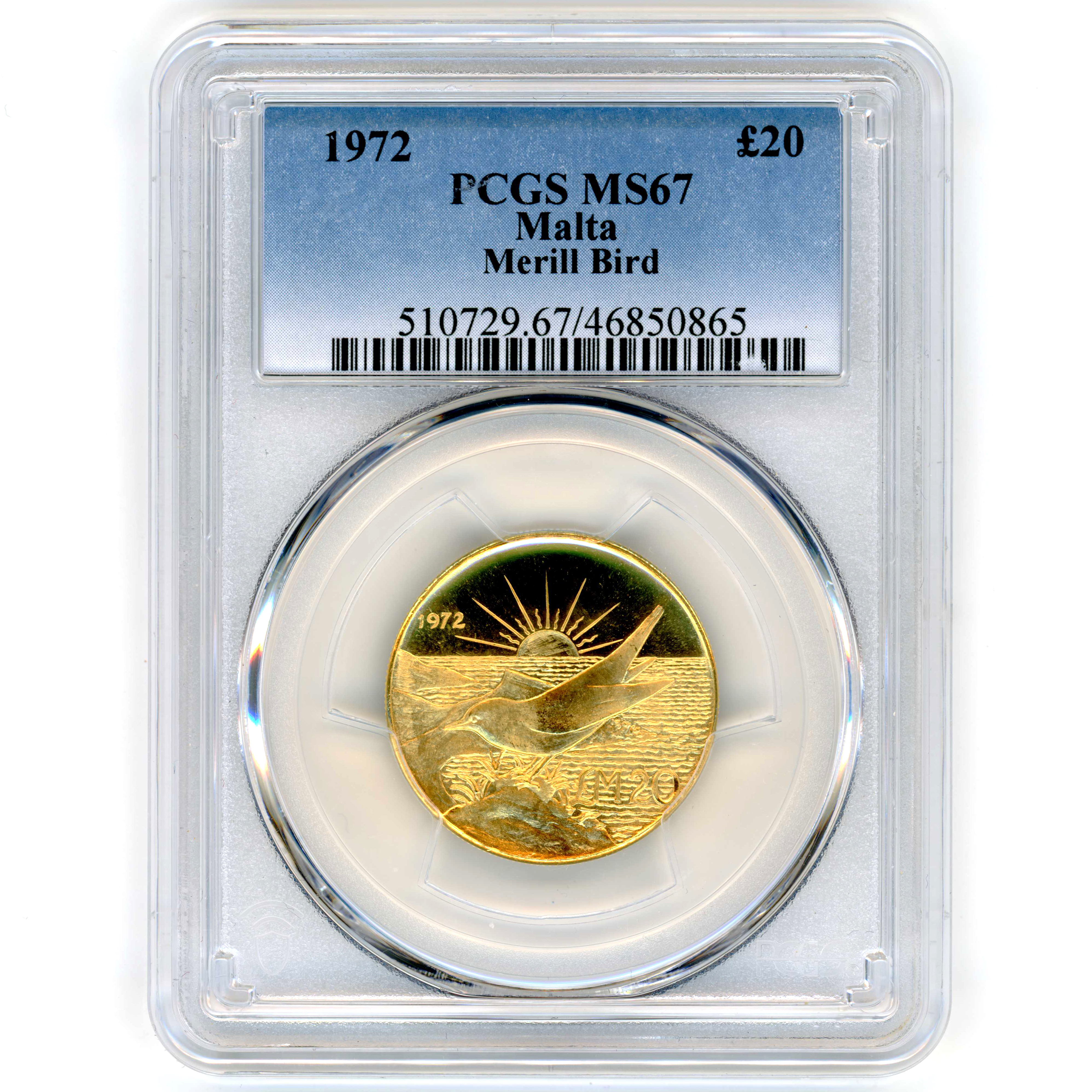 Malta - Elizabeth II - 20 pounds - 1972 avers Malta - Elizabeth II - 20 pounds - 1972 avers