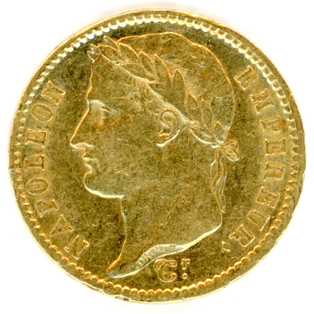 Napoléon Ier - 20 Francs - 1810 A avers