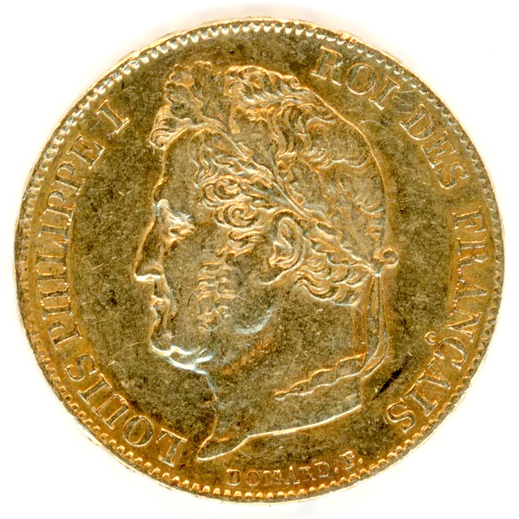 Louis Philippe Ier - 20 Francs - 1839 A avers
