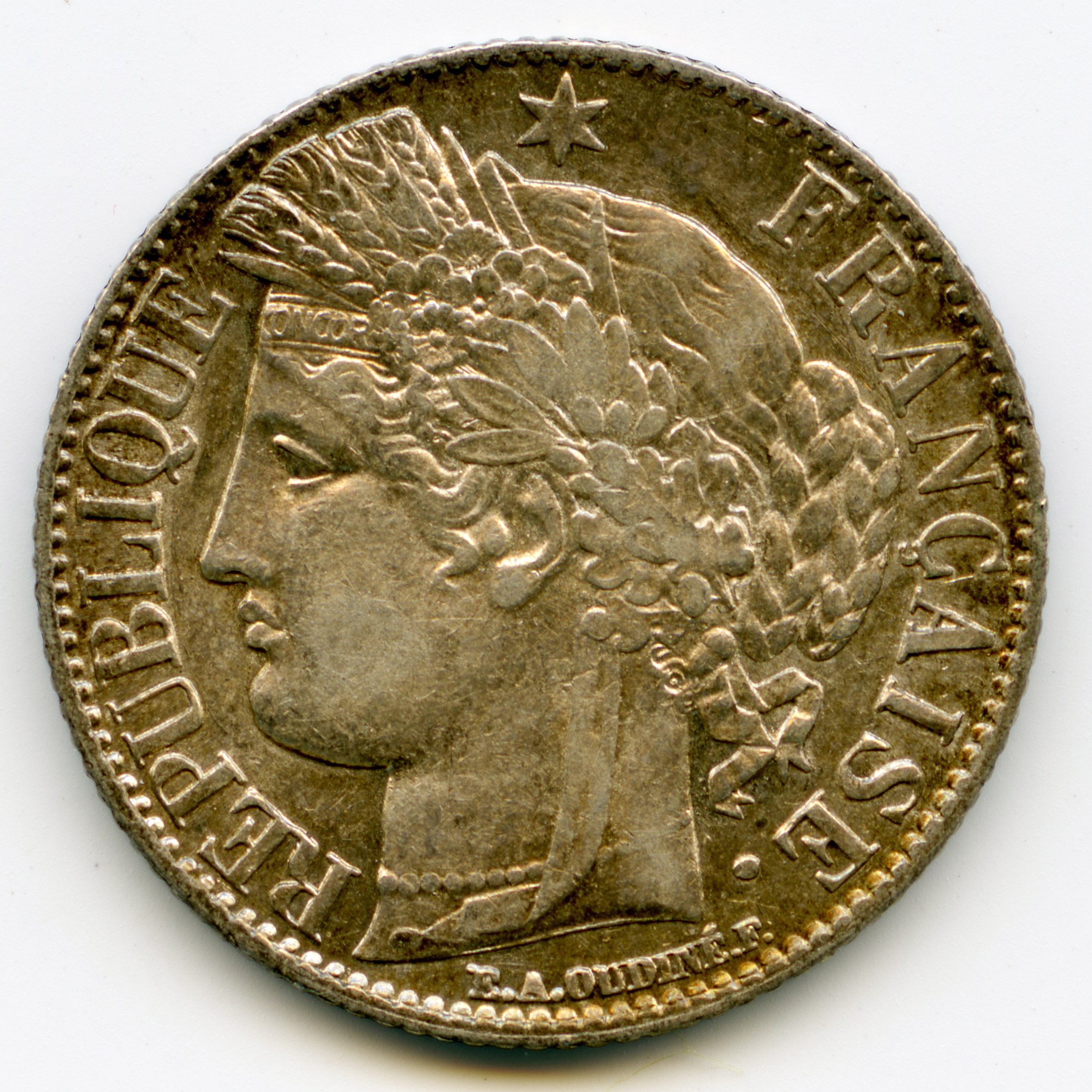 Cérès - 1 Franc - 1888 A avers