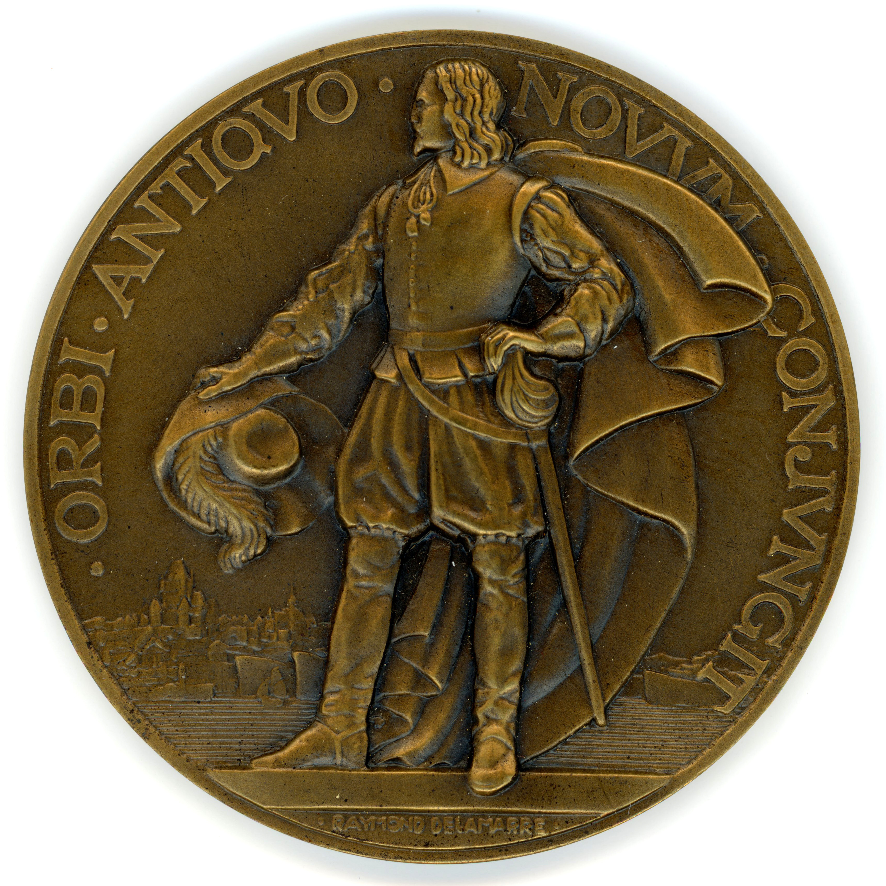 Médaille - Paquebot Champlain - 1932  avers