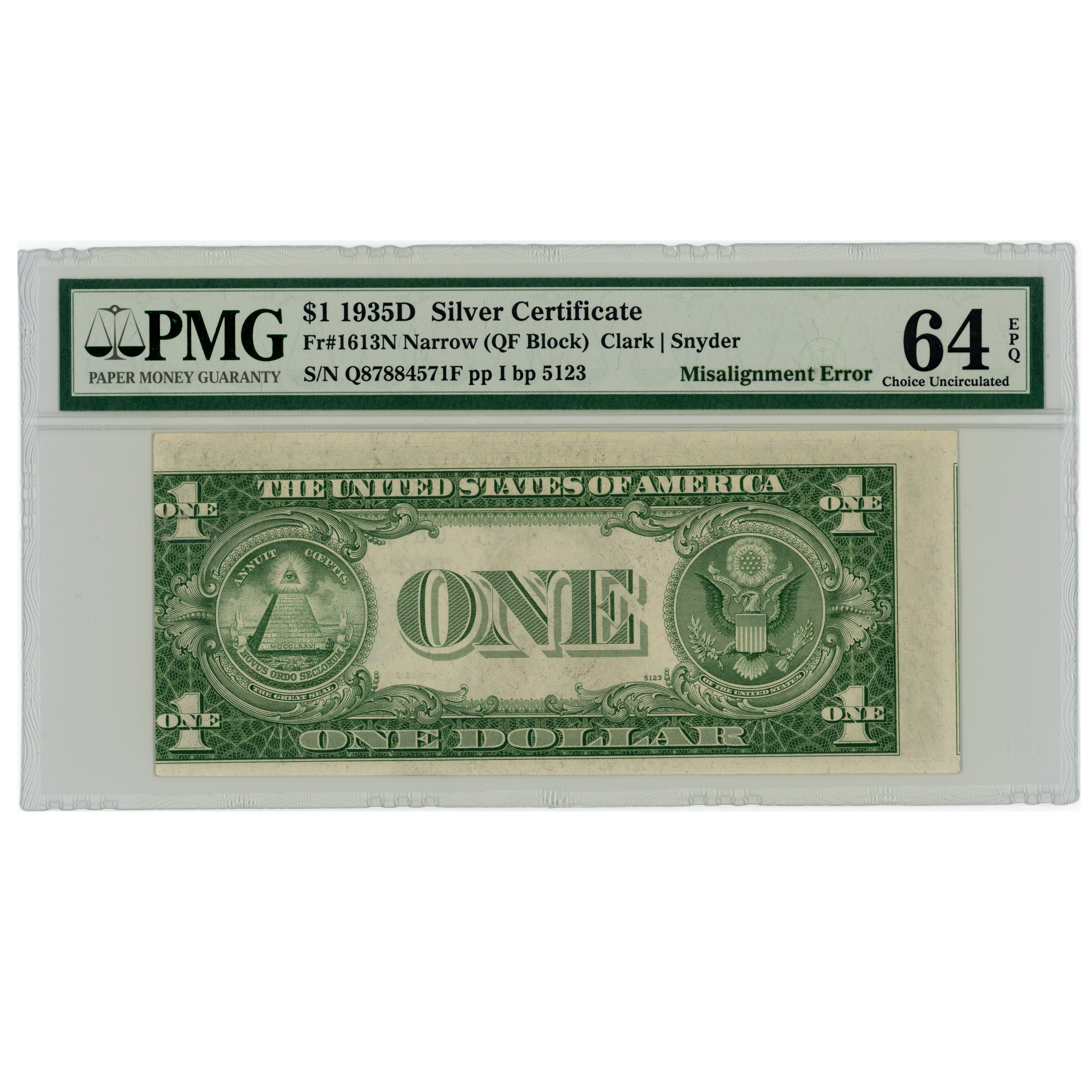USA - 1 Dollar - 1935 D avers