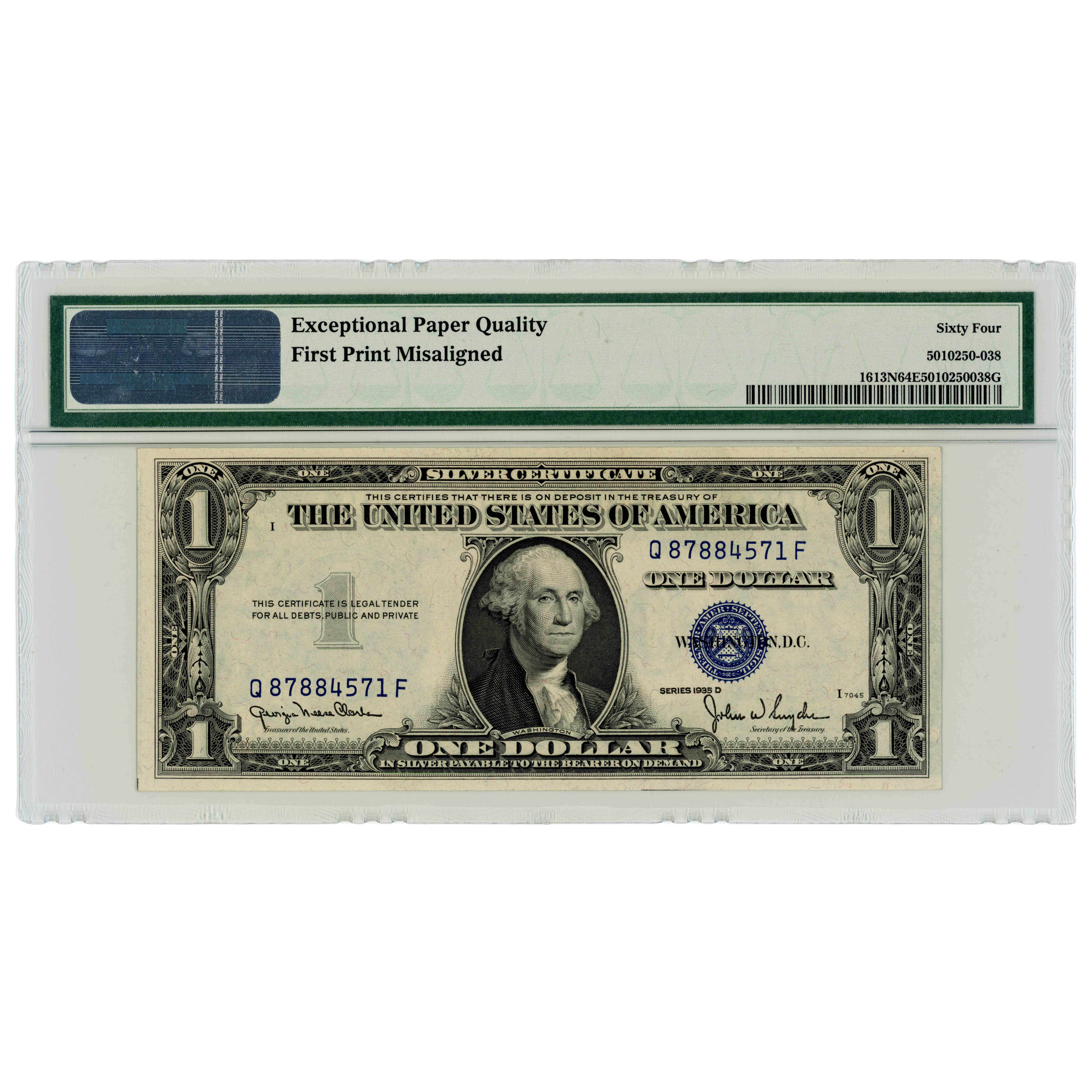 USA - 1 Dollar - 1935 D revers