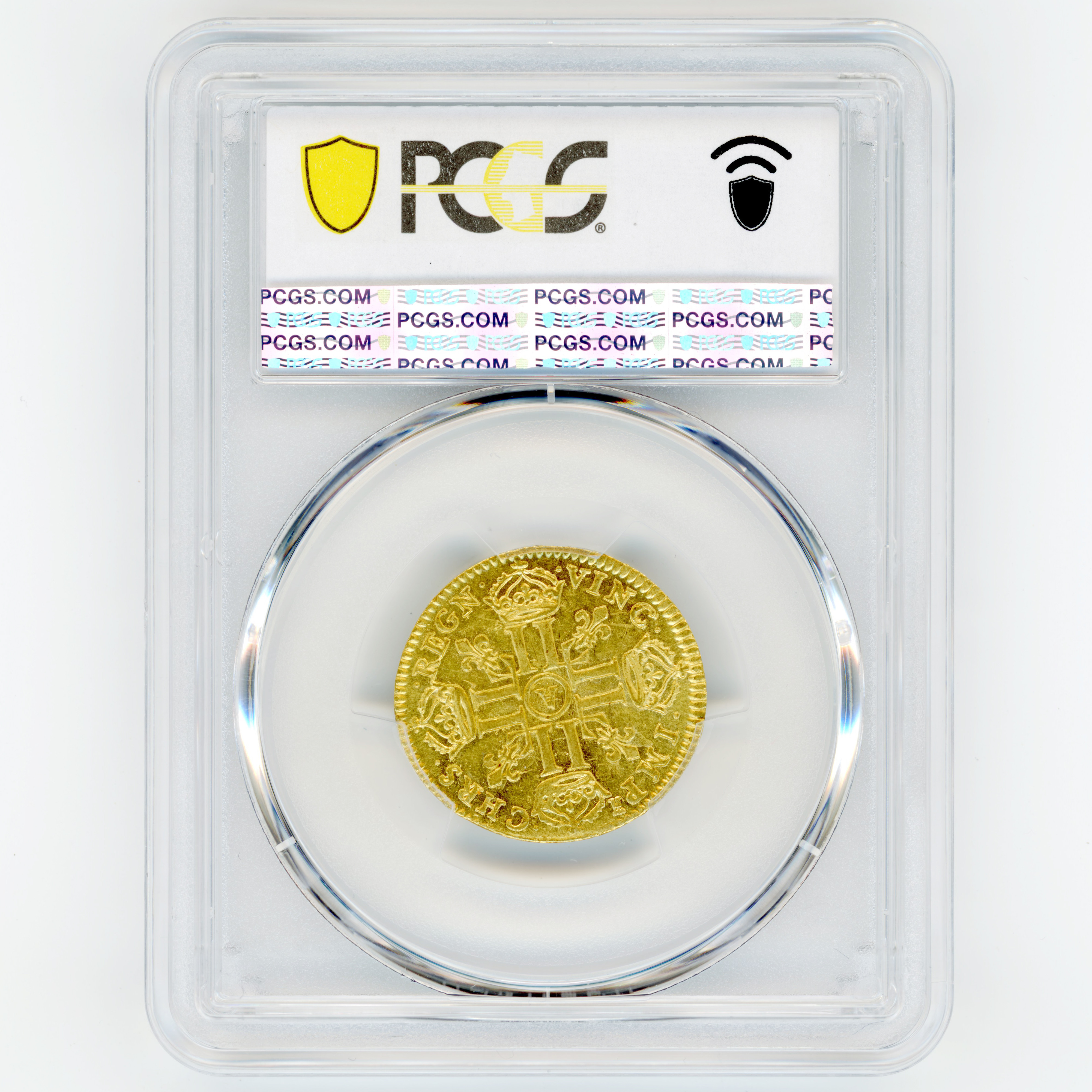 Louis XIV - Louis d'or à la tête nue - 1672 A revers Louis XIV - Louis d'or à la tête nue - 1672 A revers