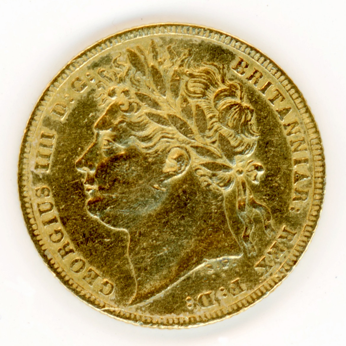 Grande-Bretagne - Souverain - 1821 avers Grande-Bretagne - Souverain - 1821 avers