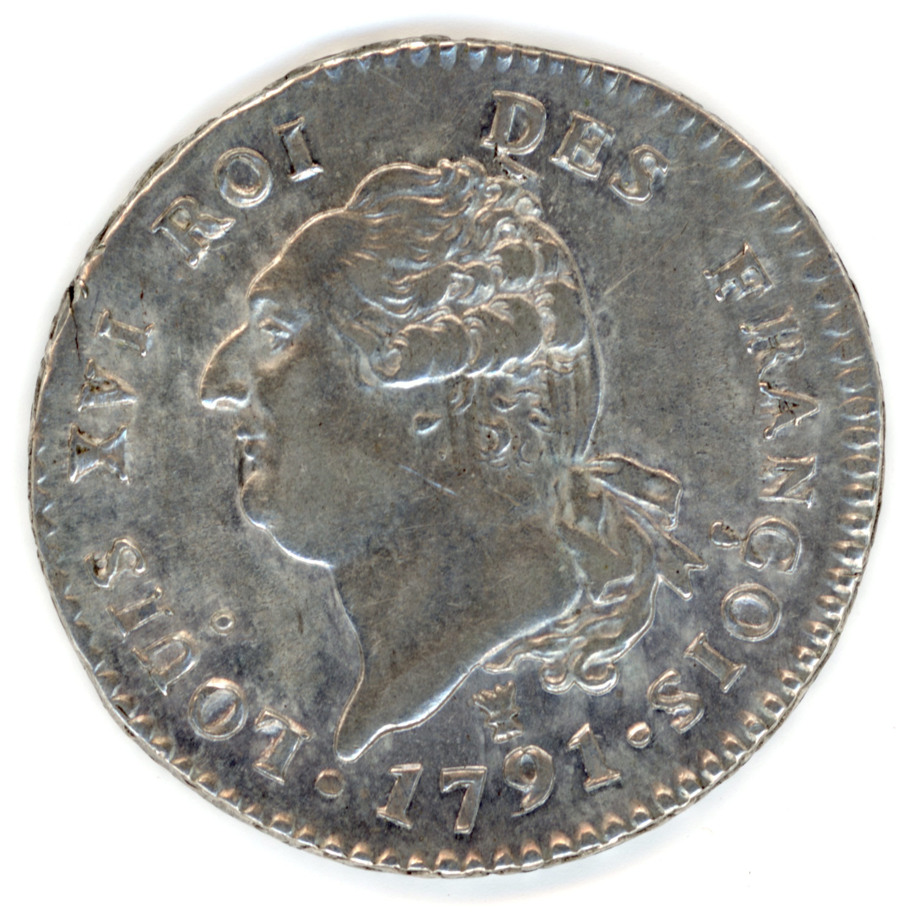 Louis XVI - 30 Sols - 1791 - Limoges avers Louis XVI - 30 Sols - 1791 - Limoges avers