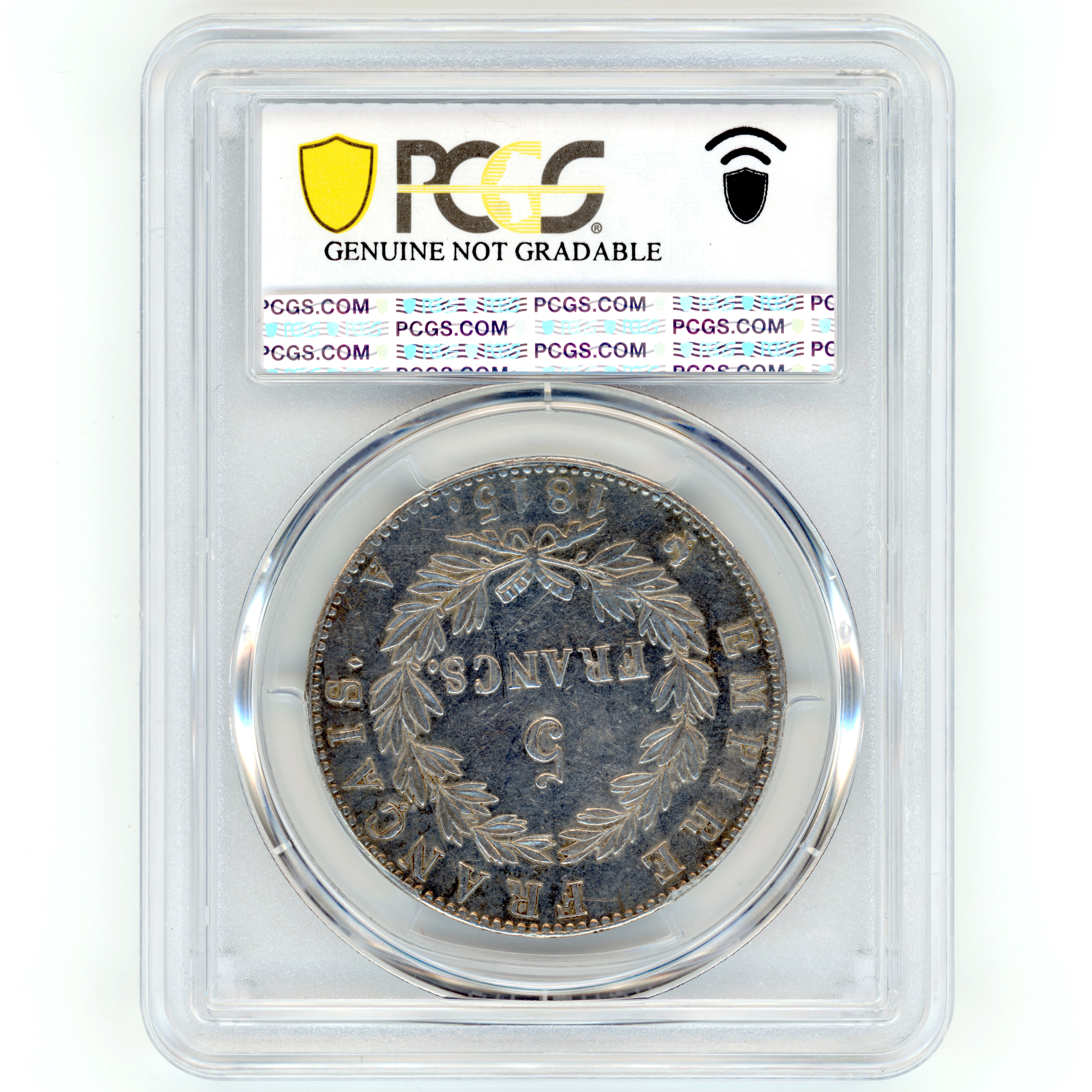 Napoléon Ier - 5 Francs - 1815 - Paris revers Napoléon Ier - 5 Francs - 1815 - Paris revers
