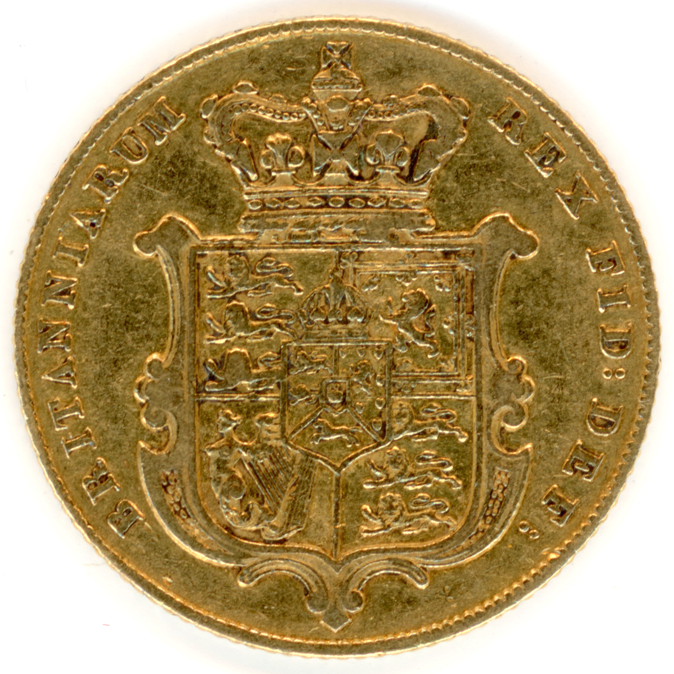 Grande-Bretagne - 1 Souverain - 1829 revers Grande-Bretagne - 1 Souverain - 1829 revers