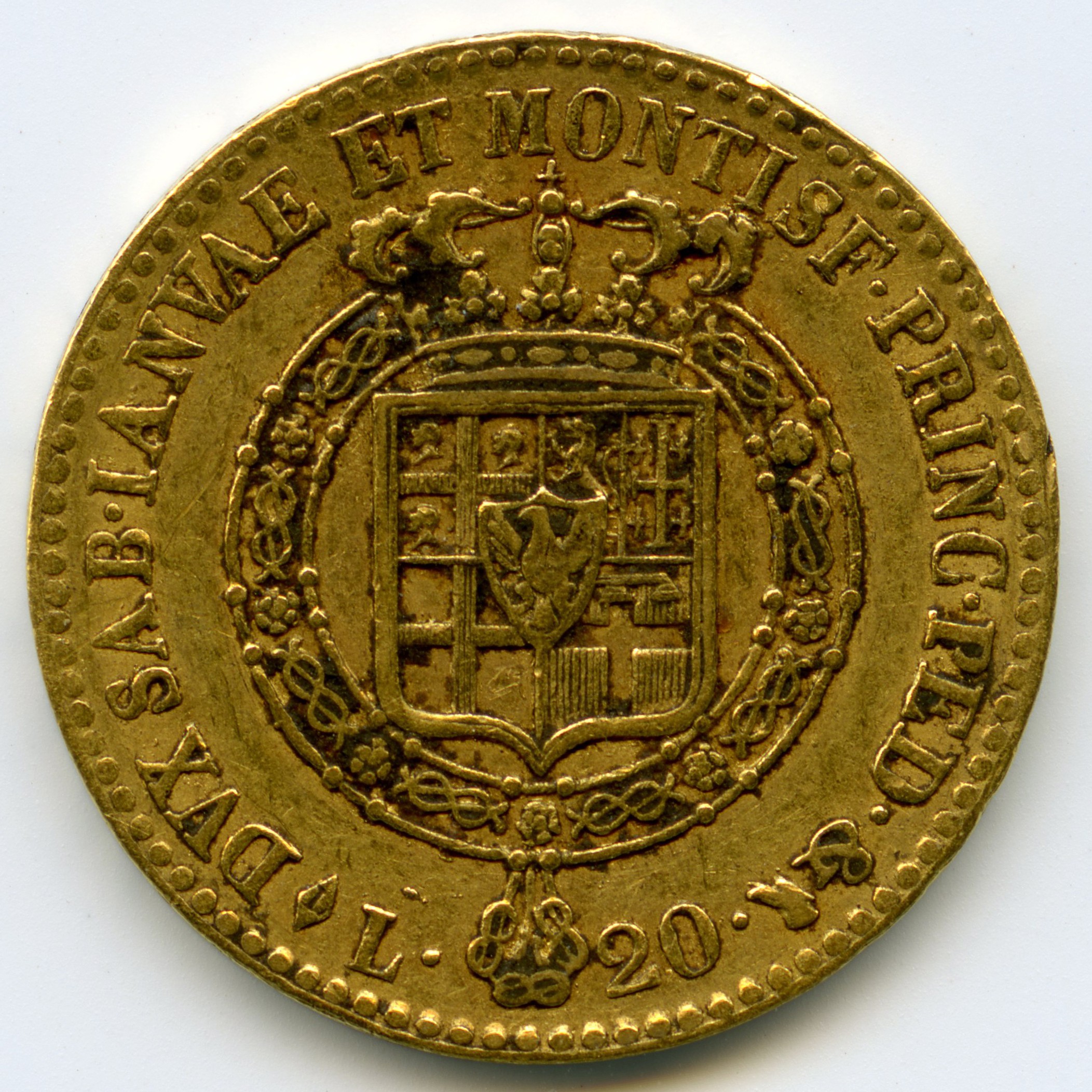 Italie - 20 Lire - 1819 revers Italie - 20 Lire - 1819 revers