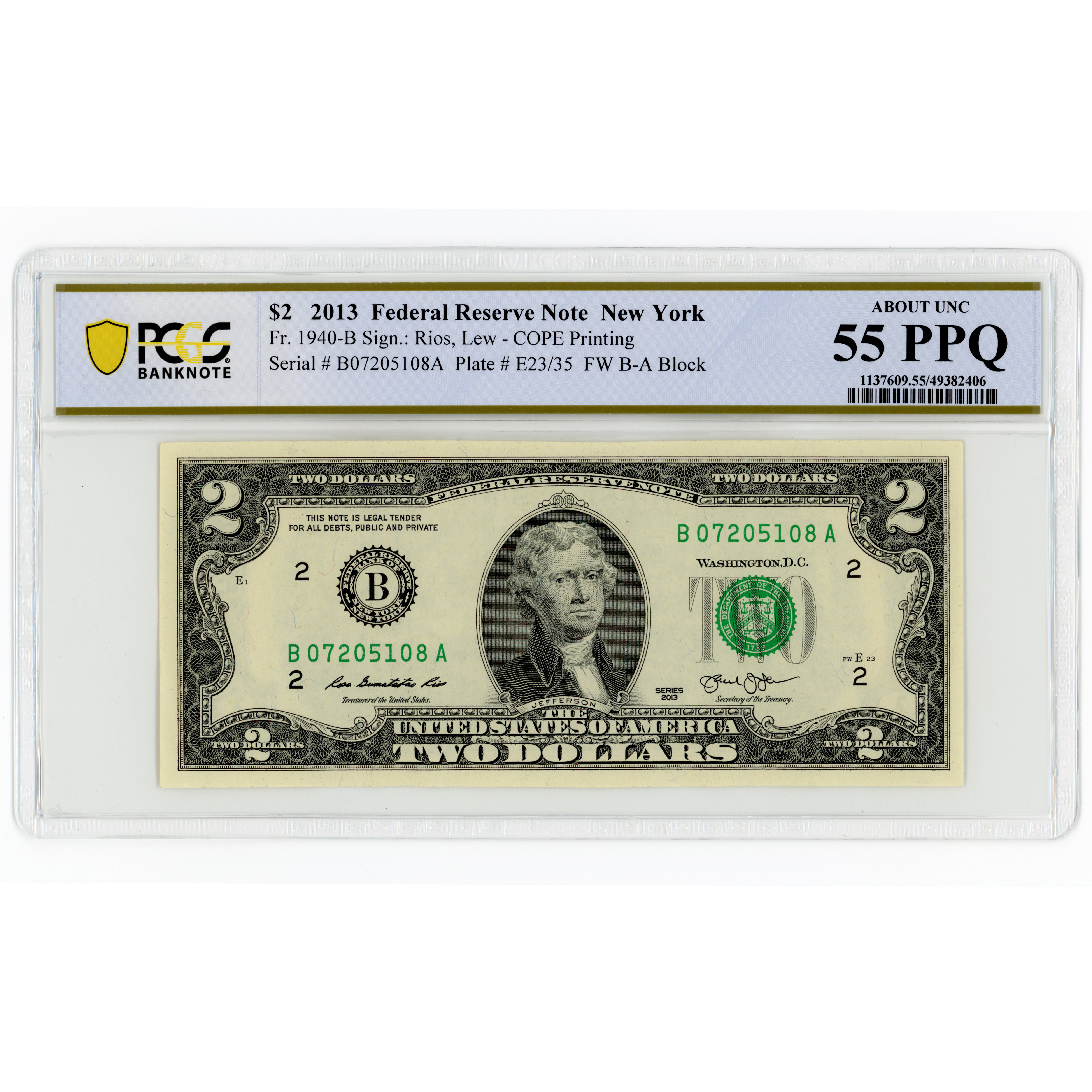 USA - 2 Dollars - 2013 avers USA - 2 Dollars - 2013 avers