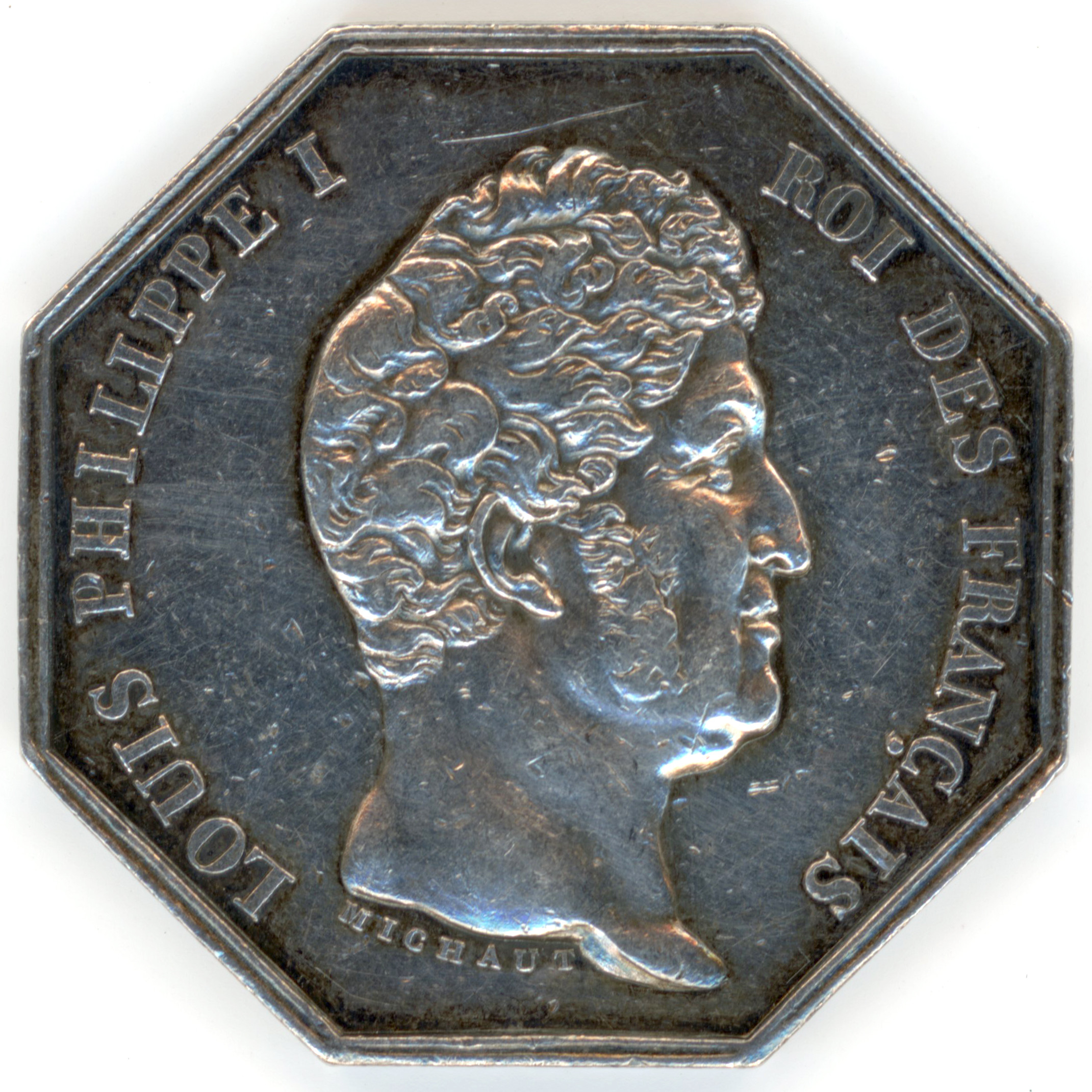 Louis Philippe - Jeton de Notaire - ND avers Louis Philippe - Jeton de Notaire - ND avers