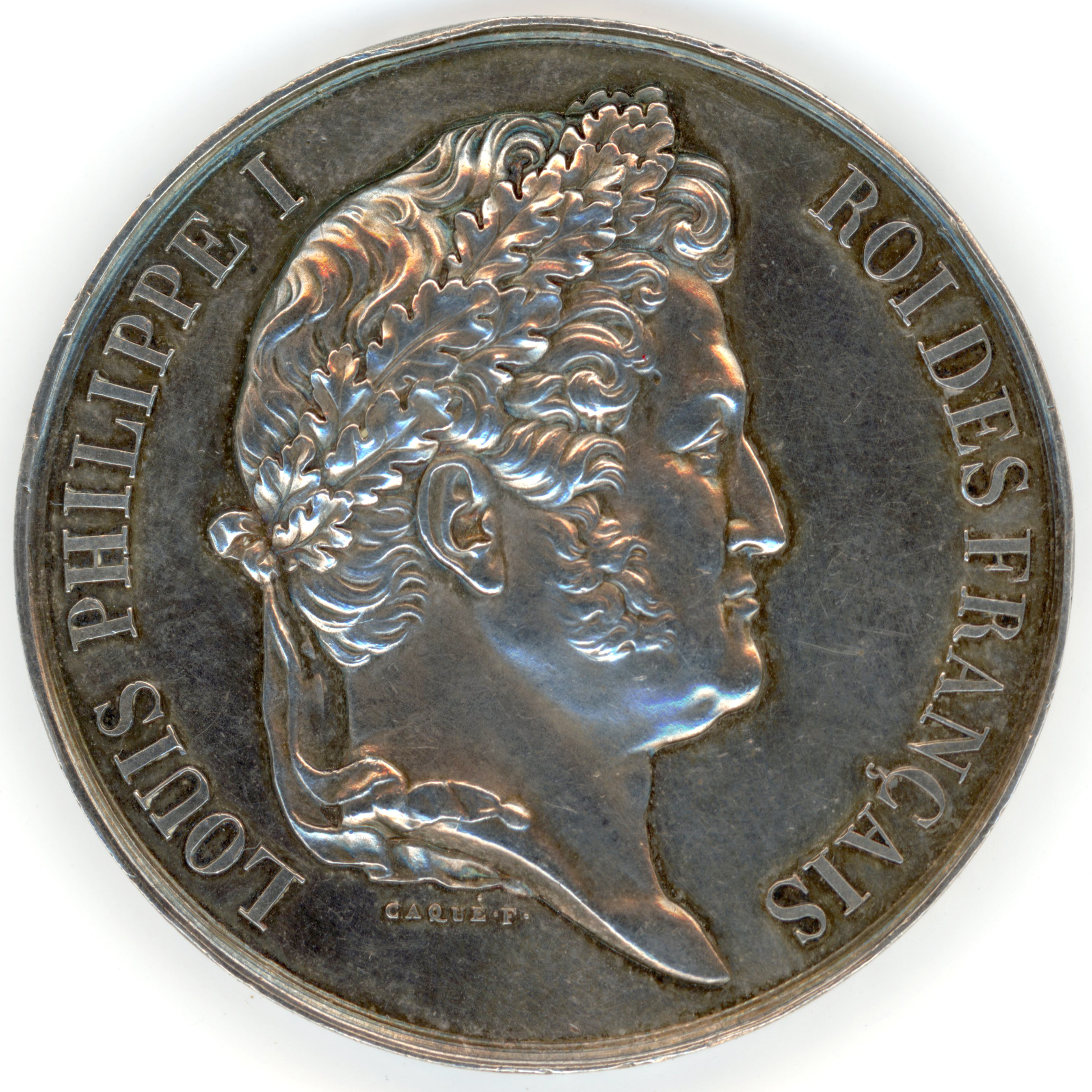 Louis-Philippe Ier - Médaille de la Vaccine - 1837 avers Louis-Philippe Ier - Médaille de la Vaccine - 1837 avers