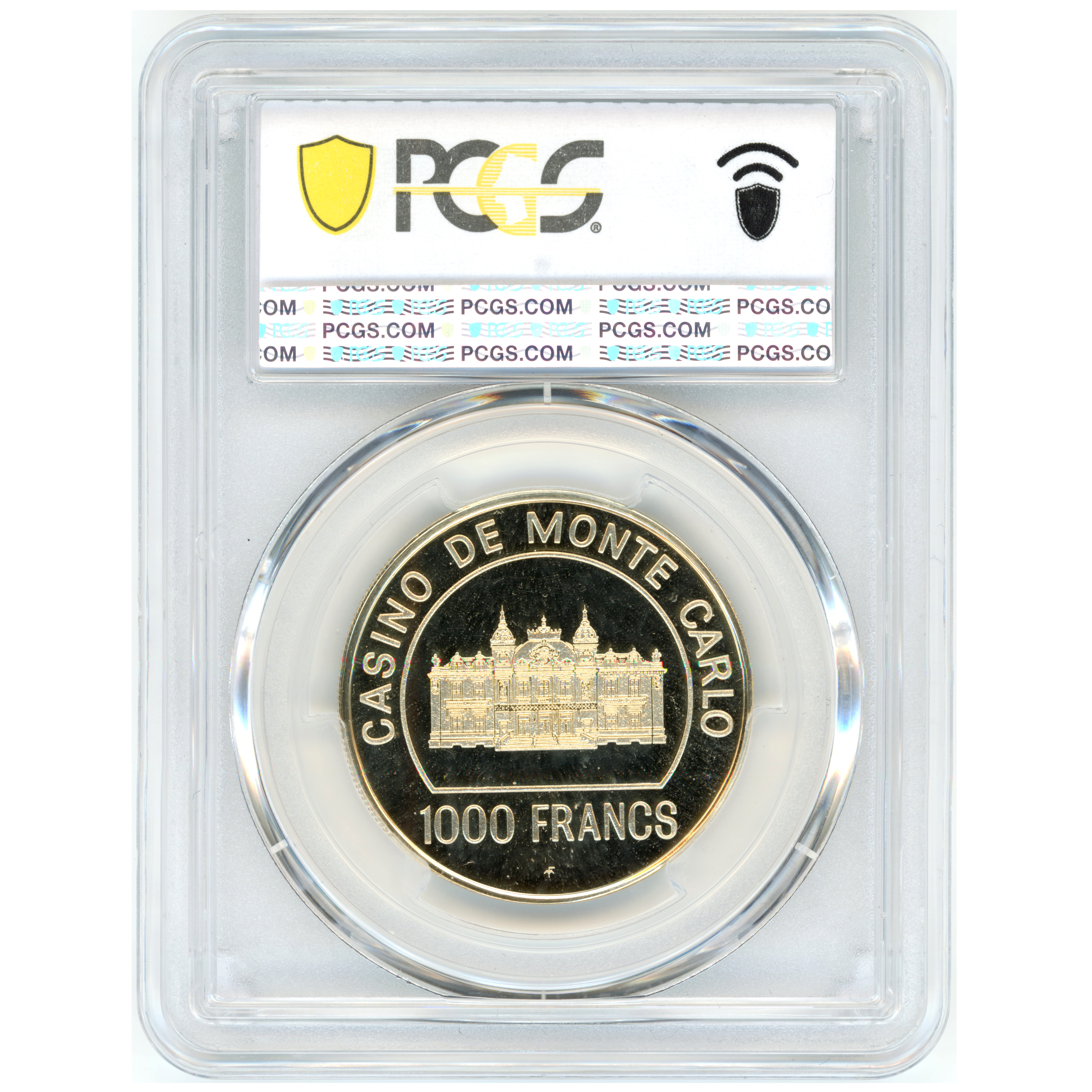 Monaco - 1000 Francs - Casino de Monte-Carlo revers Monaco - 1000 Francs - Casino de Monte-Carlo revers