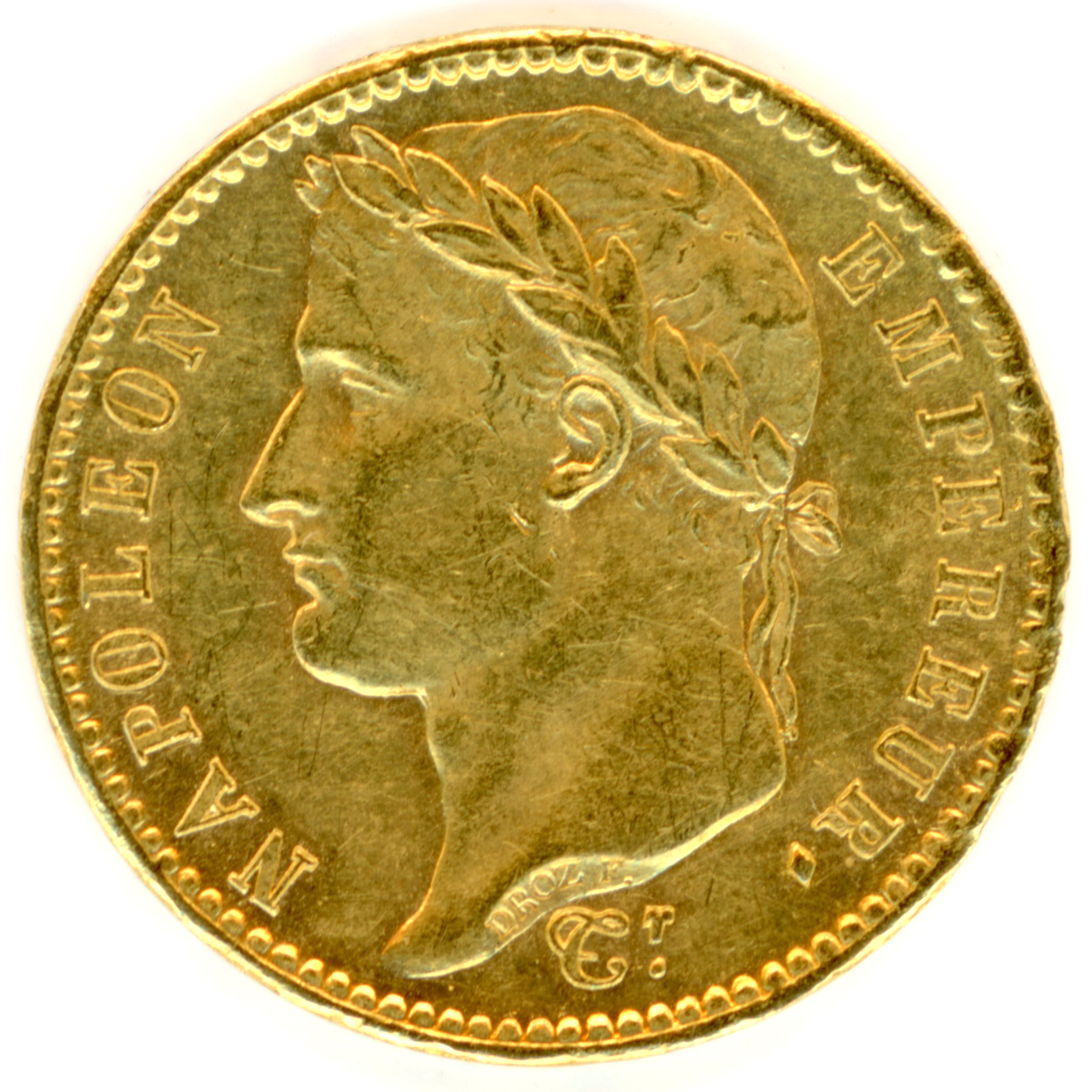 Napoléon Ier - 20 Francs - 1813 A avers Napoléon Ier - 20 Francs - 1813 A avers