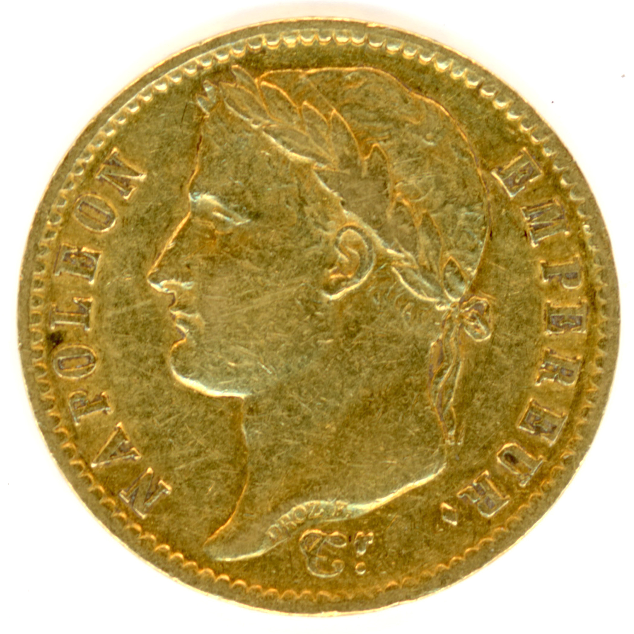 Napoléon Ier - 20 Francs - 1813 - Rome avers Napoléon Ier - 20 Francs - 1813 - Rome avers
