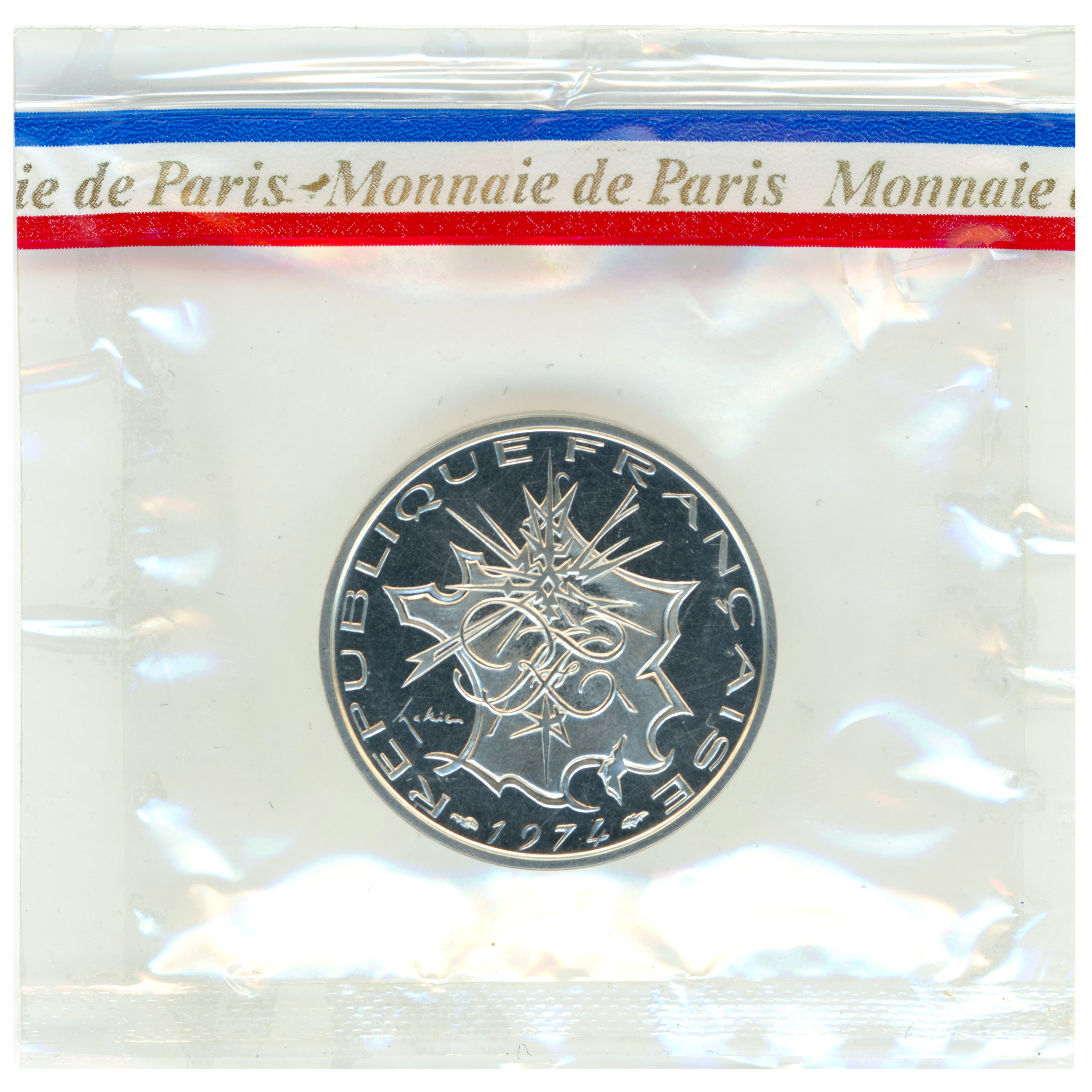 10 Francs Mathieu - Piéfort argent - 1974 avers 10 Francs Mathieu - Piéfort argent - 1974 avers