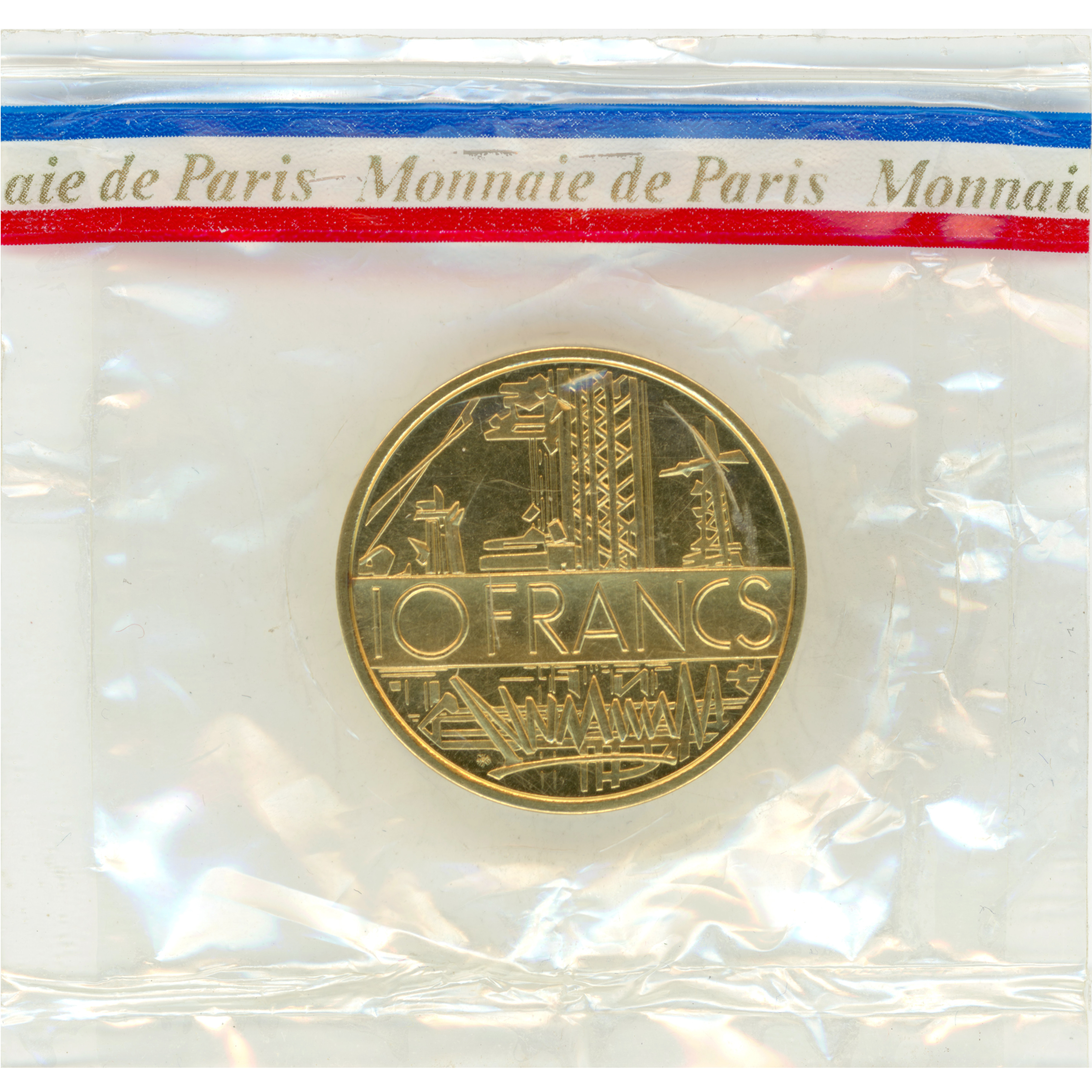 MDP - Piéforts de 10 Francs Mathieu - 1975 avers MDP - Piéforts de 10 Francs Mathieu - 1975 avers