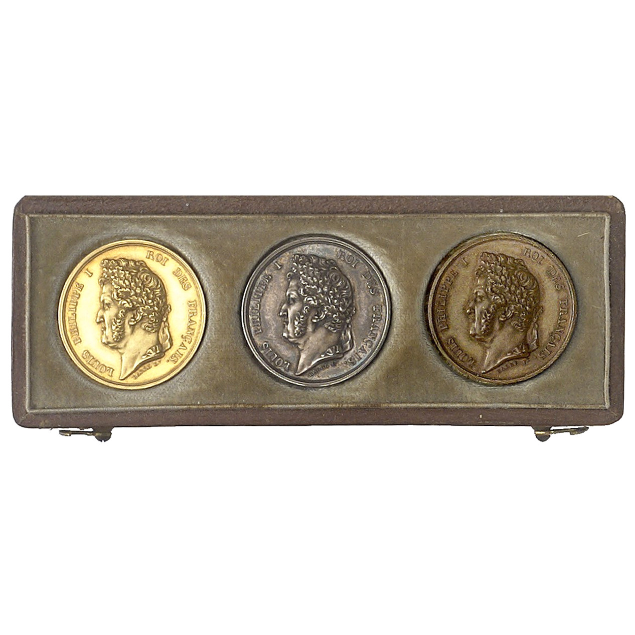 Louis Philippe - 3 médaillettes - 1836 - Paris avers Louis Philippe - 3 médaillettes - 1836 - Paris avers