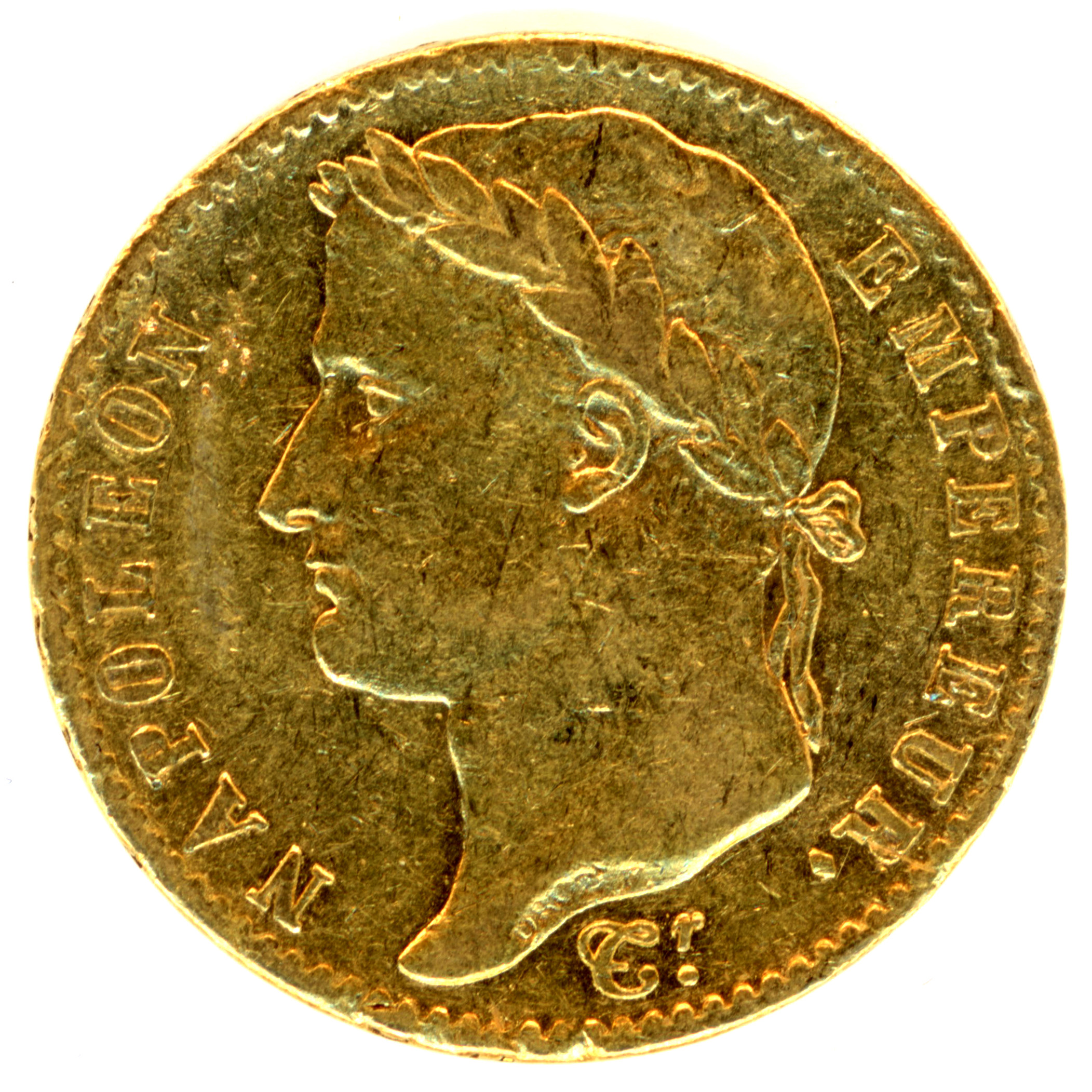Napoléon Ier - 20 Francs - 1815 Paris avers Napoléon Ier - 20 Francs - 1815 Paris avers