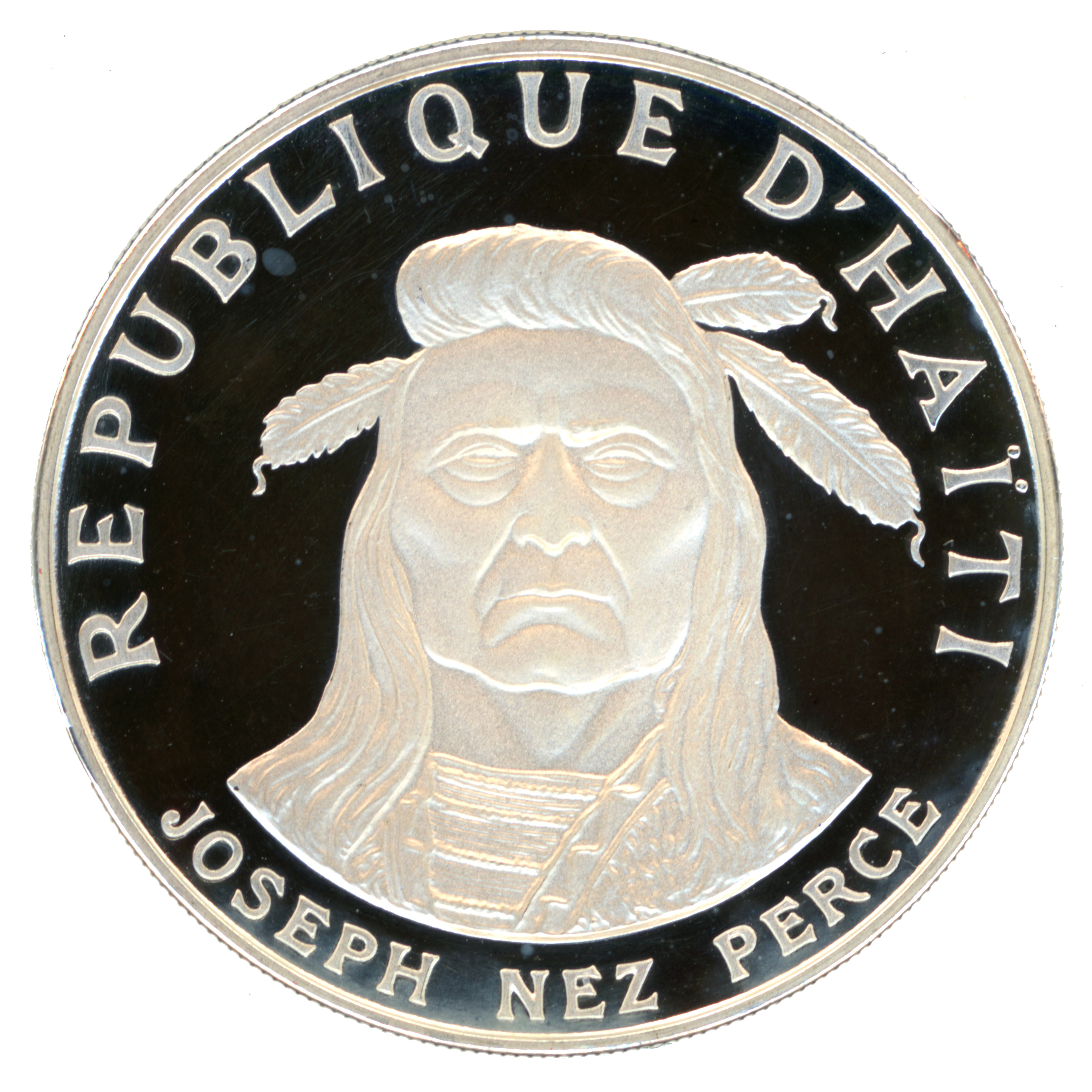 Haïti - 10 Gourdes - Nez Percé - 1971 avers Haïti - 10 Gourdes - Nez Percé - 1971 avers