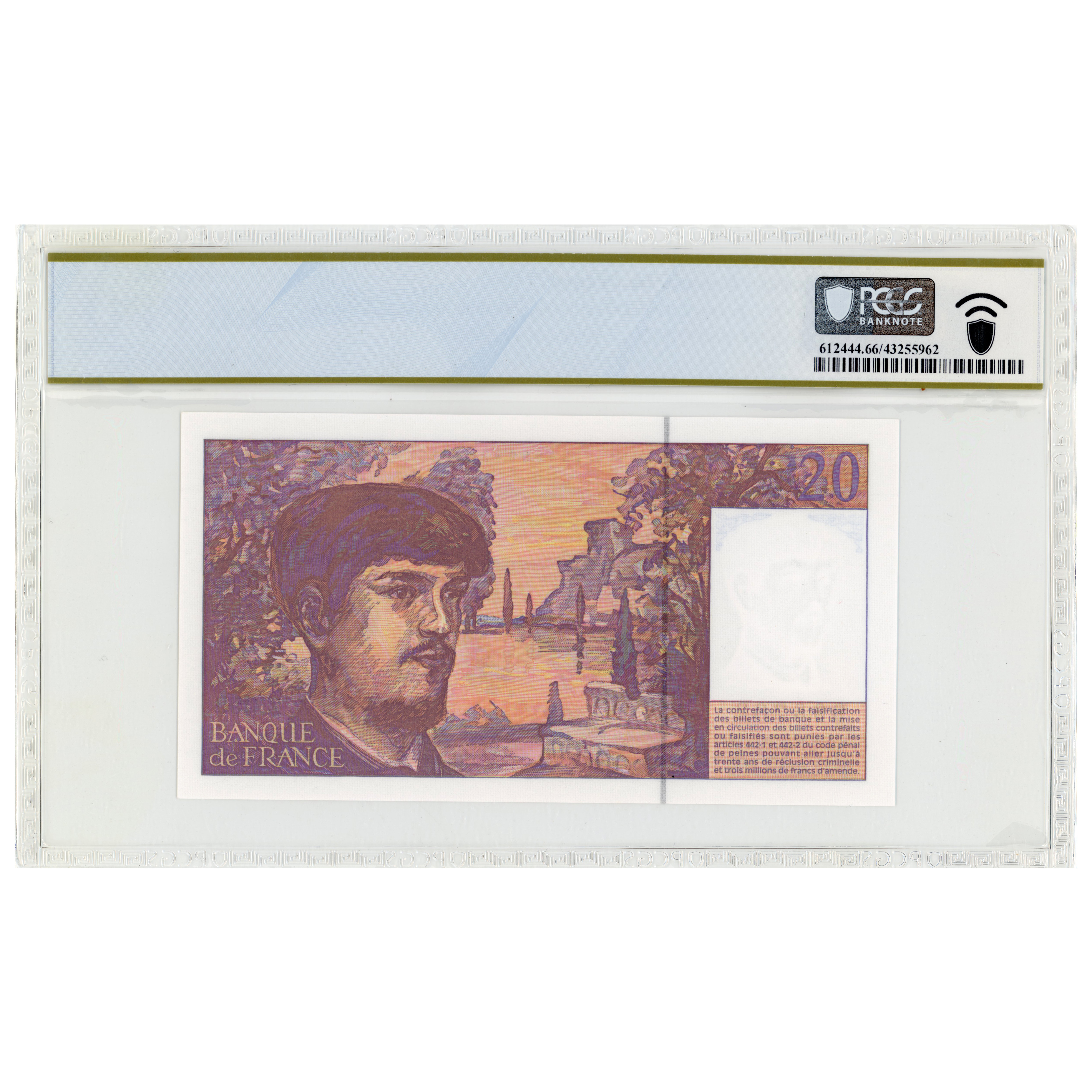 France - 20 Francs - 1997 revers France - 20 Francs - 1997 revers
