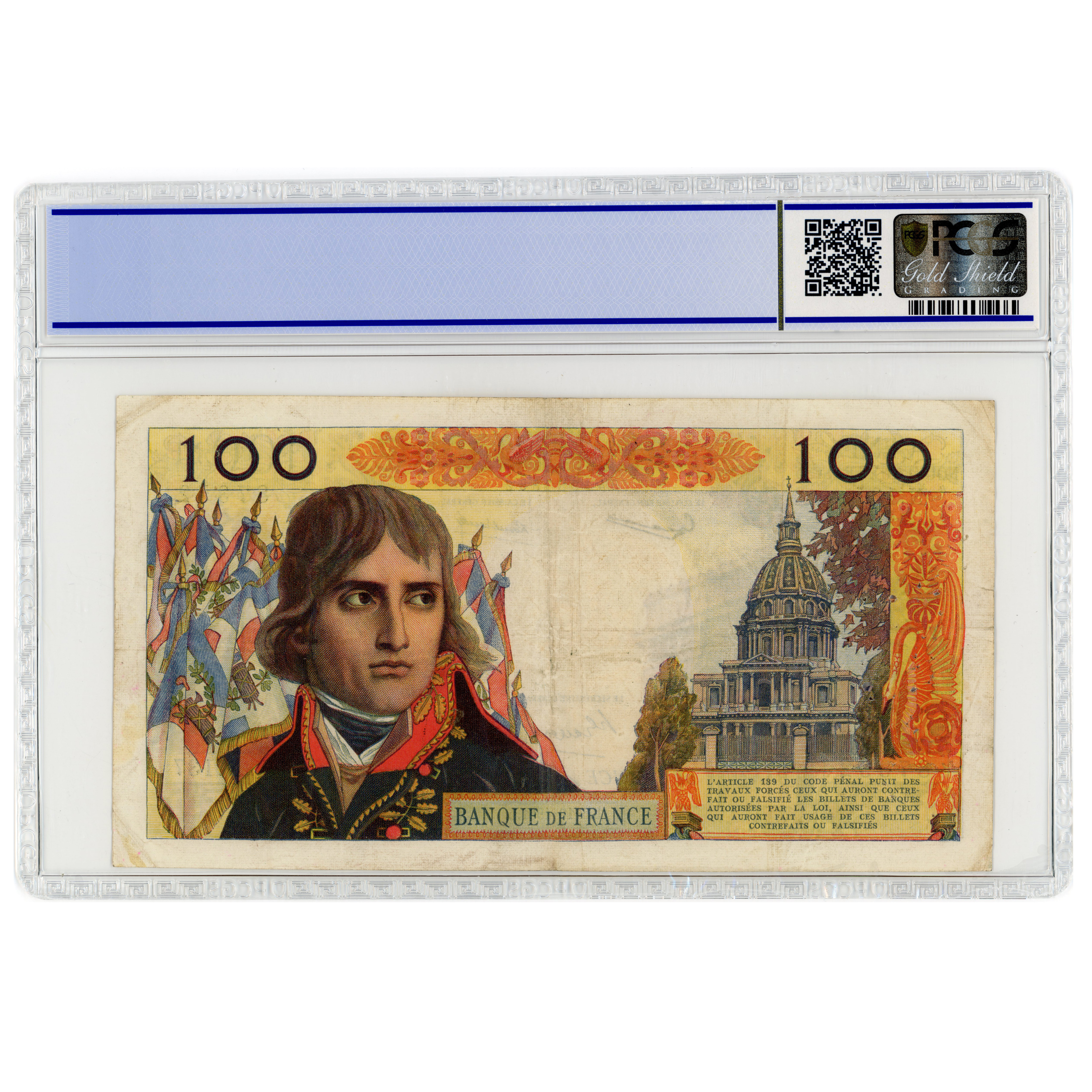 France - 100 NF - 1961 revers France - 100 NF - 1961 revers