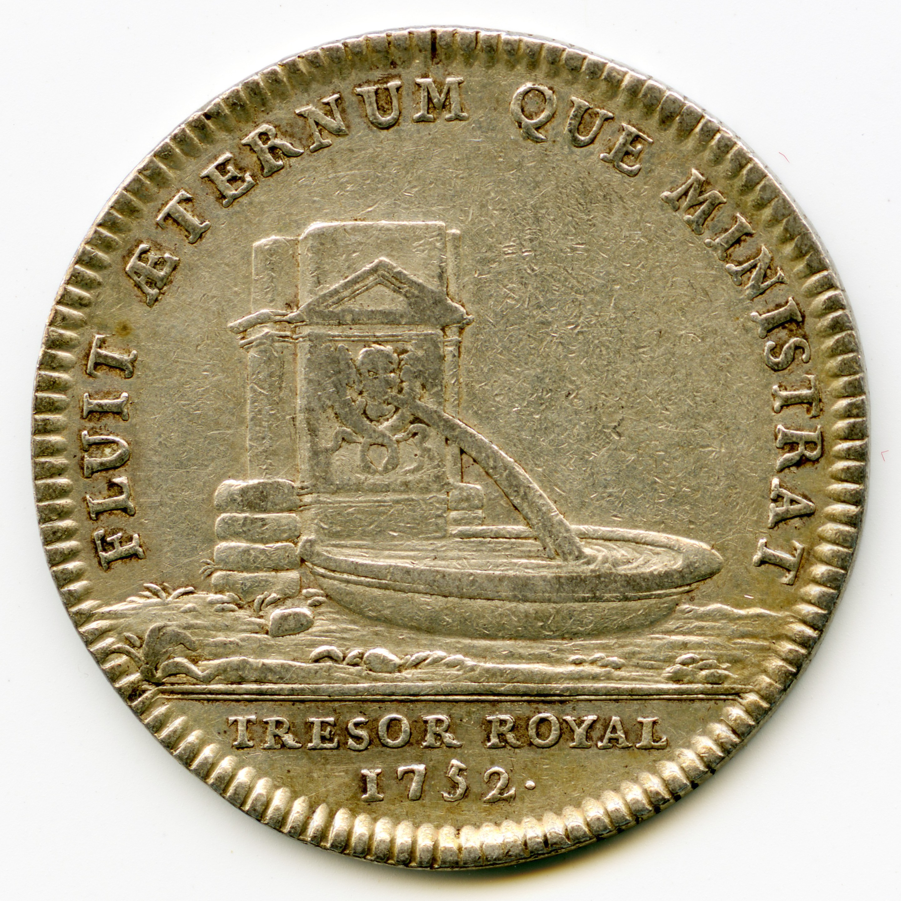 Jeton - Louis XV - 1752 revers Jeton - Louis XV - 1752 revers