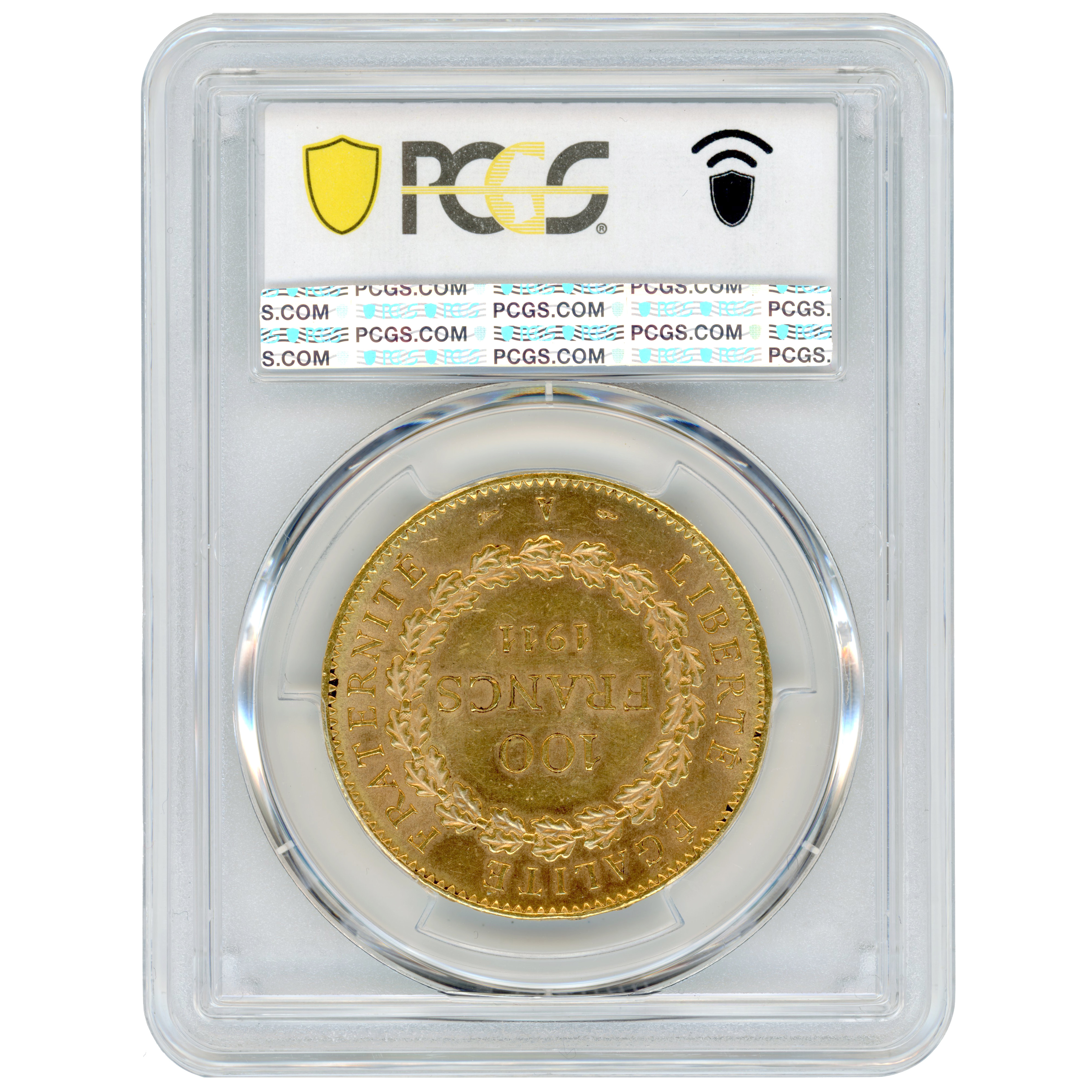 100 Francs Génie - 1911 - Paris revers 100 Francs Génie - 1911 - Paris revers