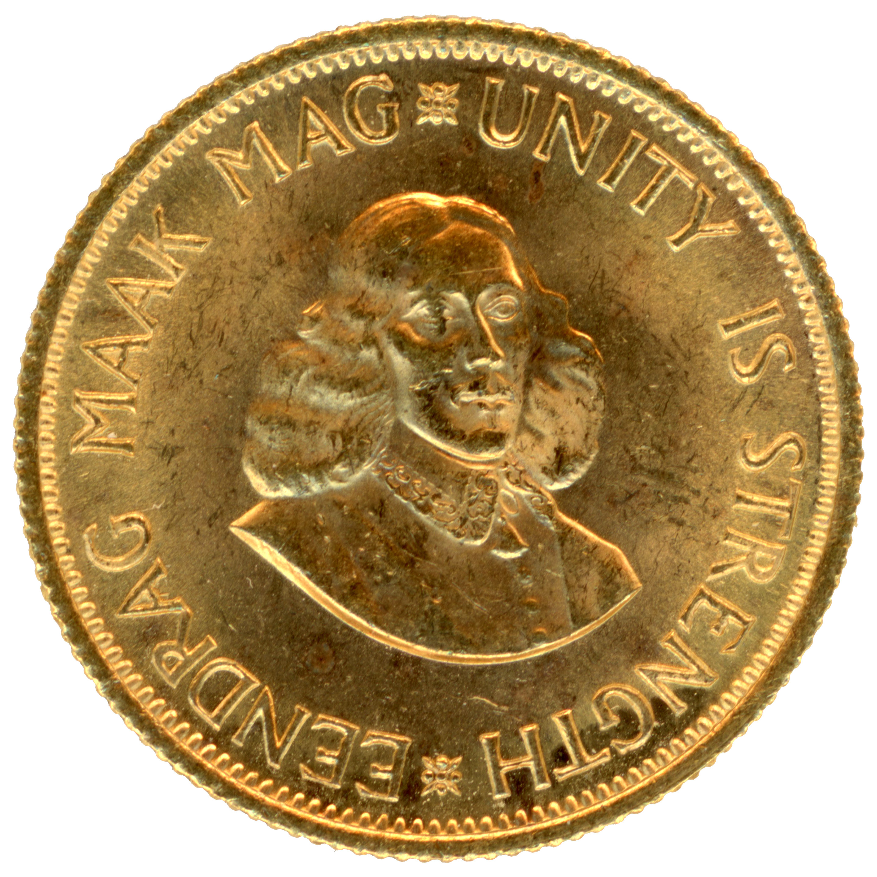 Afrique du Sud - 2 Rand Springbok - 1962 avers Afrique du Sud - 2 Rand Springbok - 1962 avers