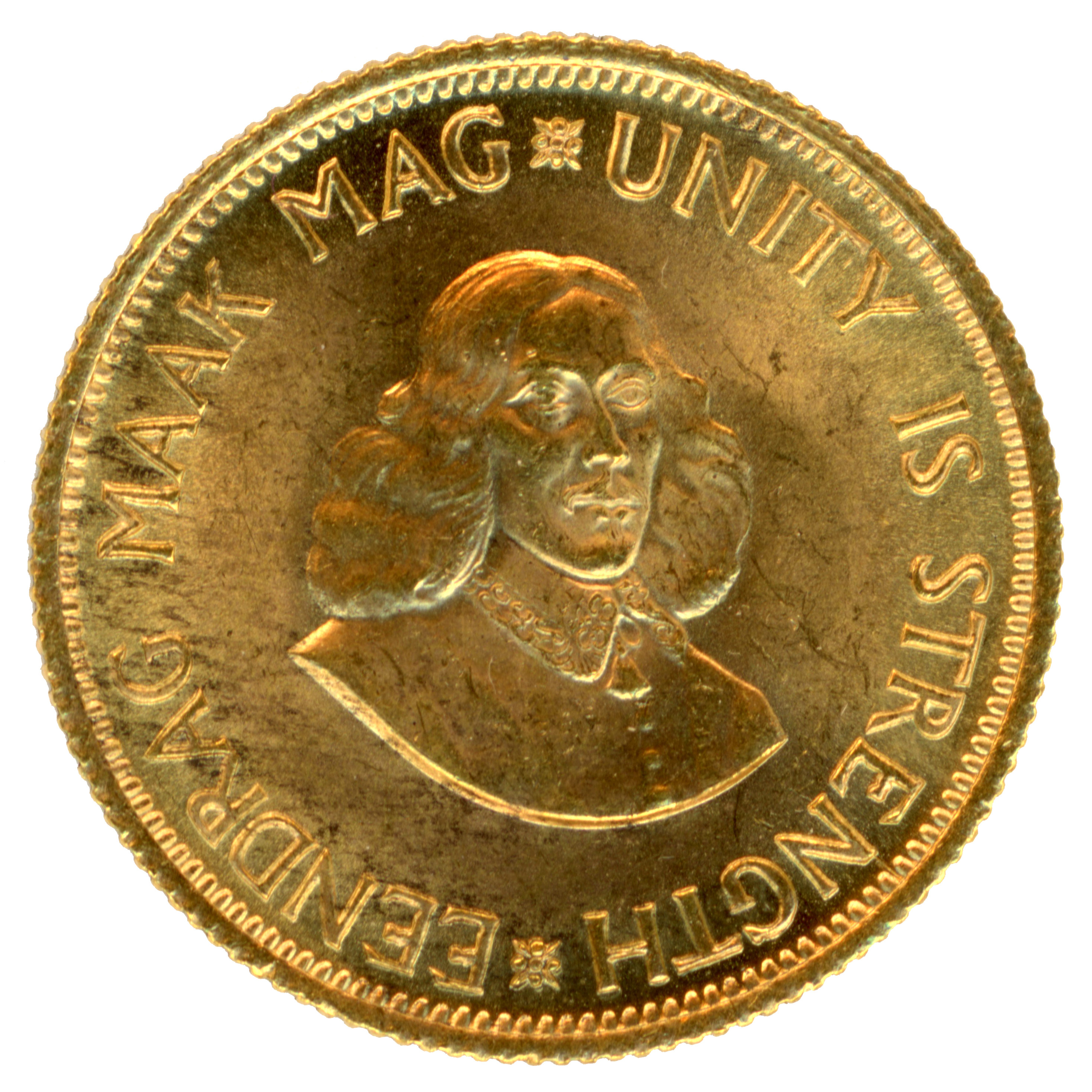 Afrique du Sud - 2 Rand Springbok - 1962 avers Afrique du Sud - 2 Rand Springbok - 1962 avers