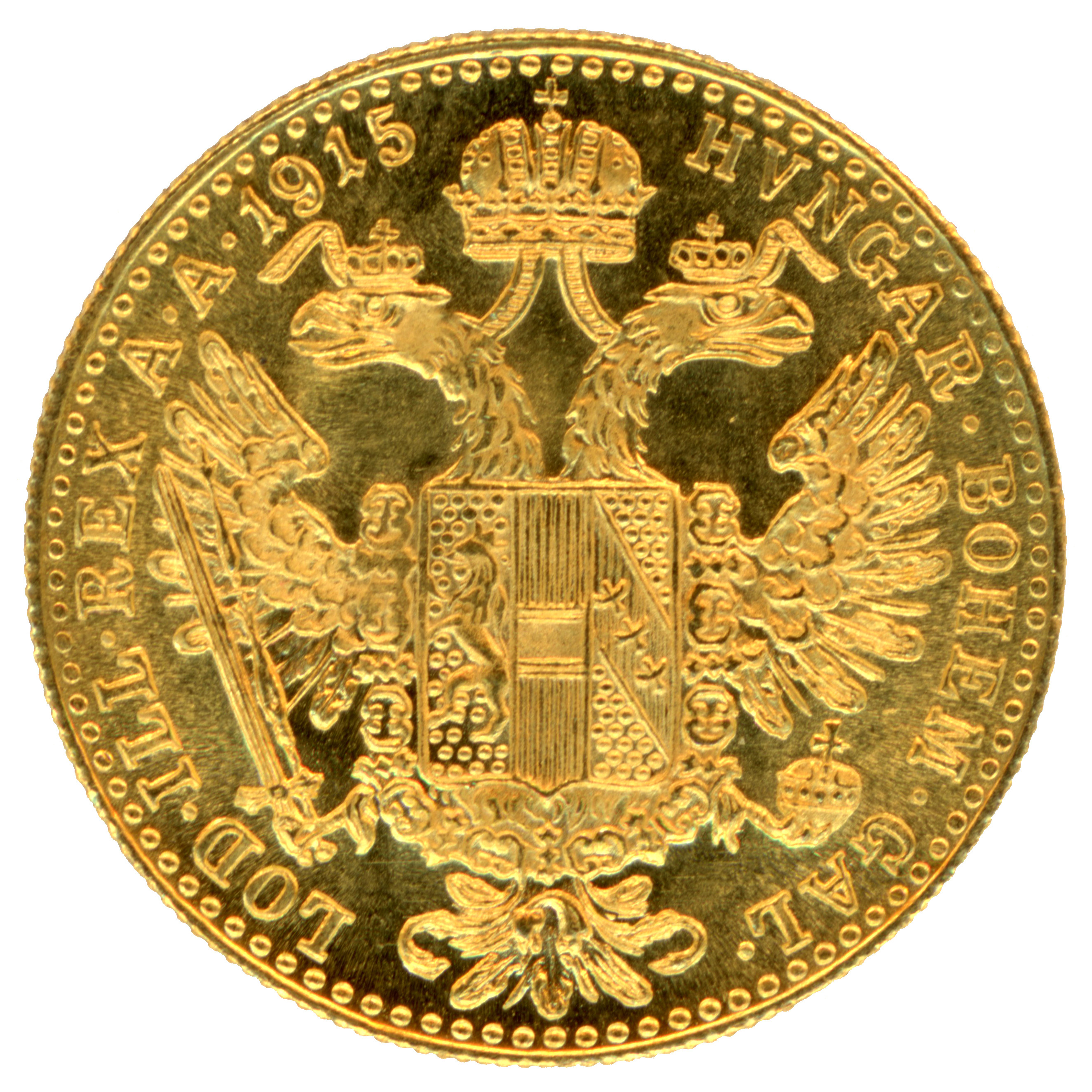 Autriche - 1 Ducat - 1915 revers Autriche - 1 Ducat - 1915 revers