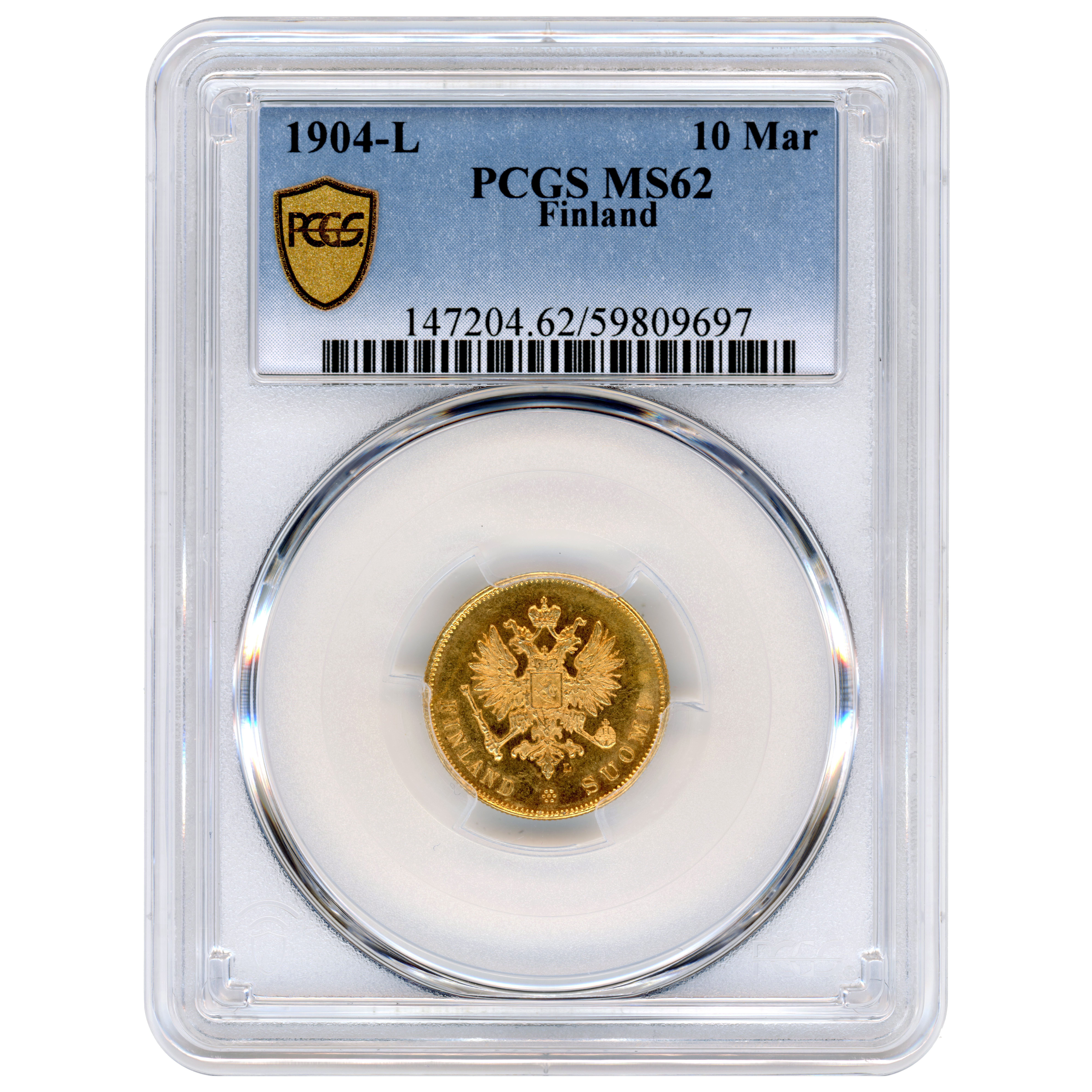 Finlande - Nicolas II - 10 Markkaa - 1904 L avers Finlande - Nicolas II - 10 Markkaa - 1904 L avers