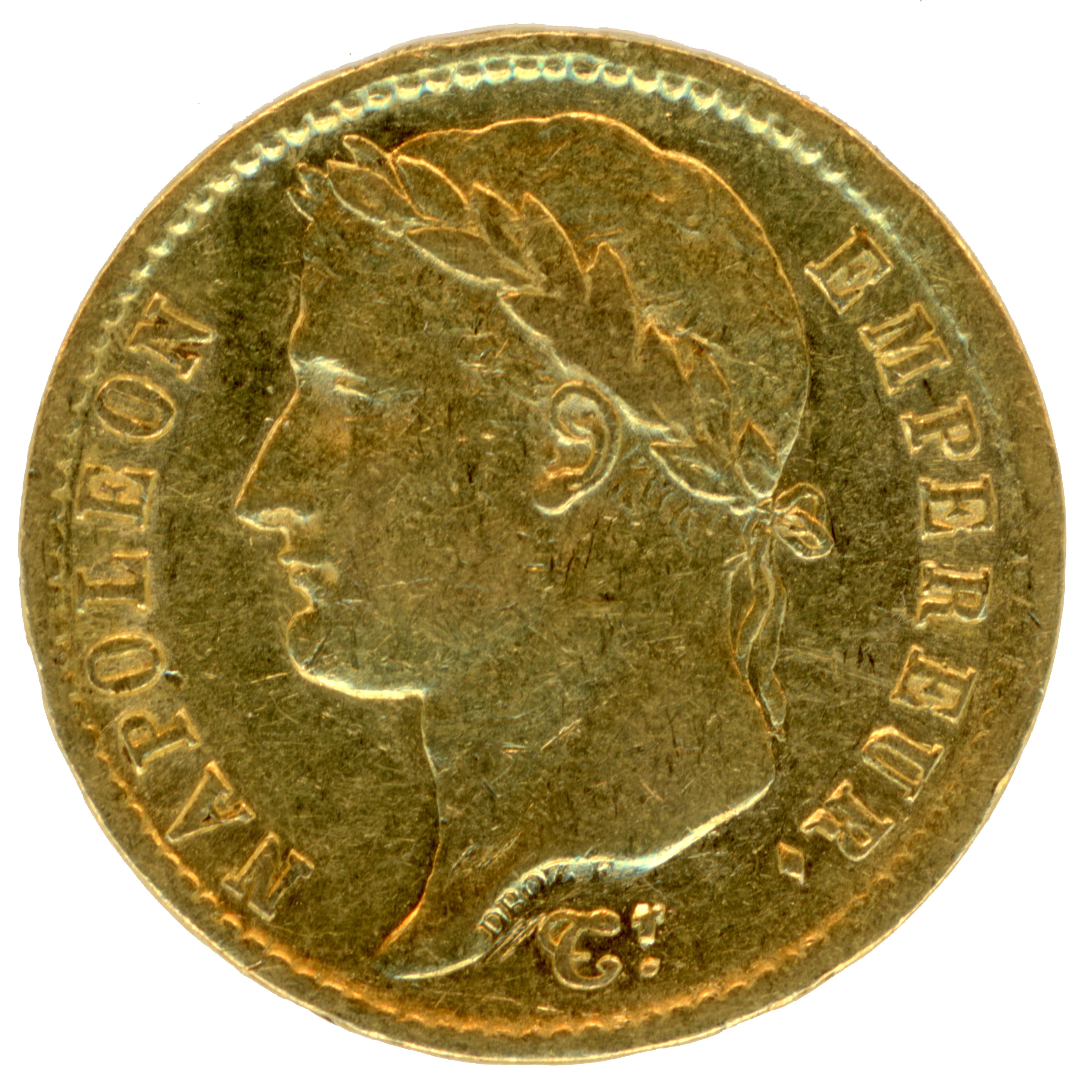 Napoléon Ier - 20 Francs - 1811 Lille avers Napoléon Ier - 20 Francs - 1811 Lille avers