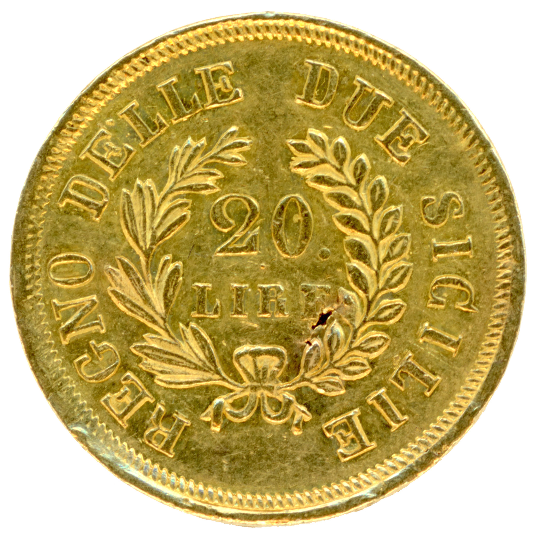 Italie - 20 Lire - 1813 - Naples revers