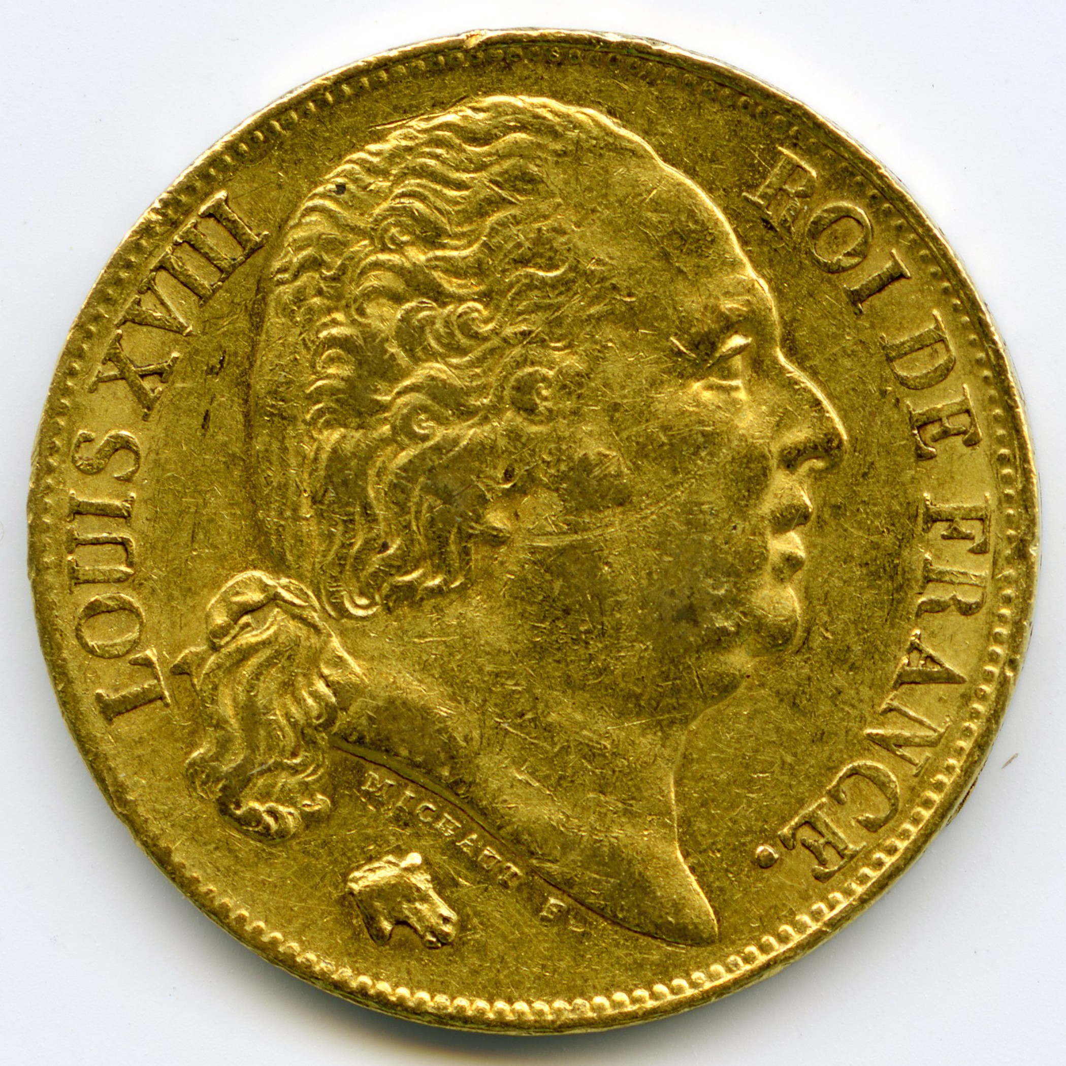 Louis XVIII - 20 Francs - 1817 A avers