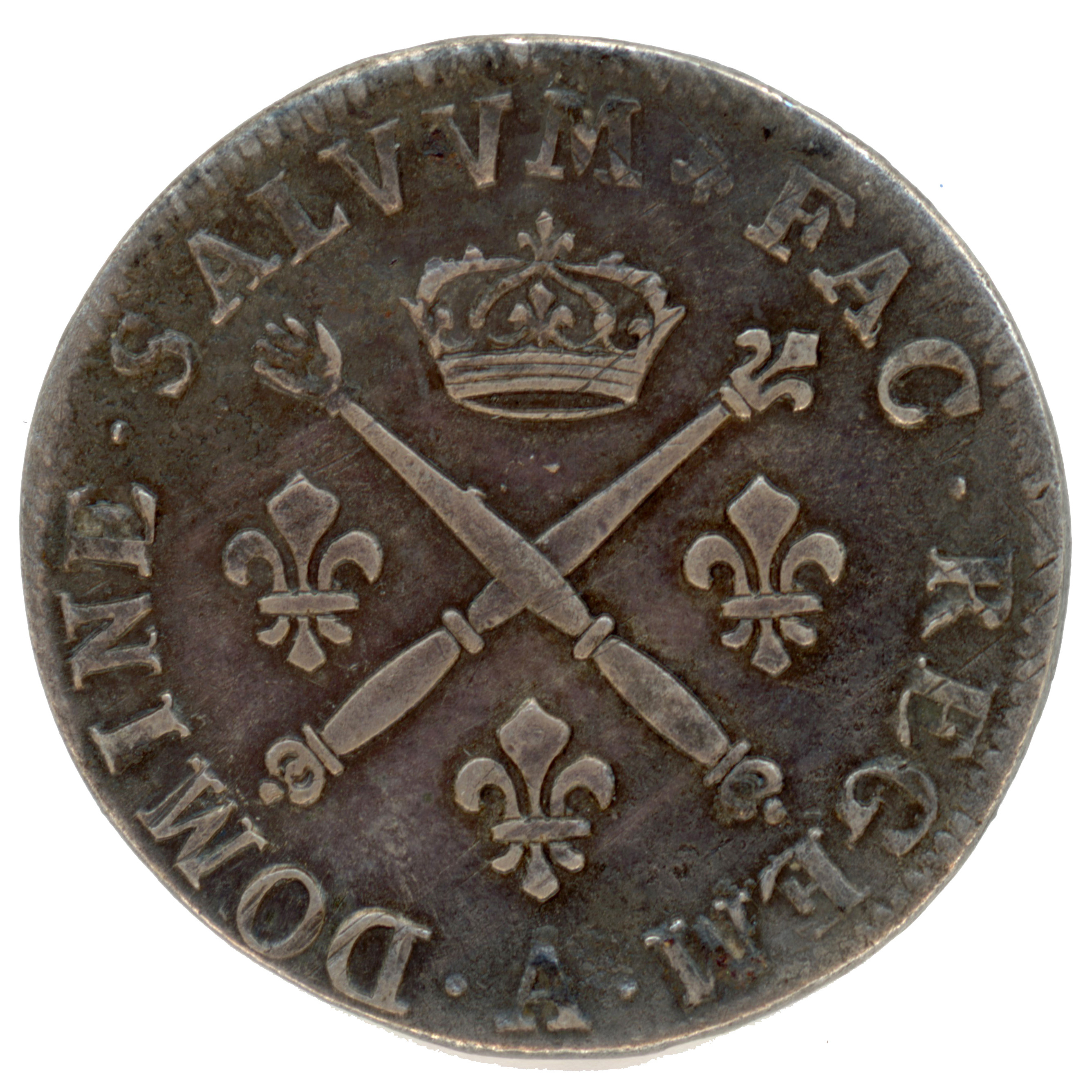 Louis XIV - 20 Sols aux insignes - 1707 - Paris  revers