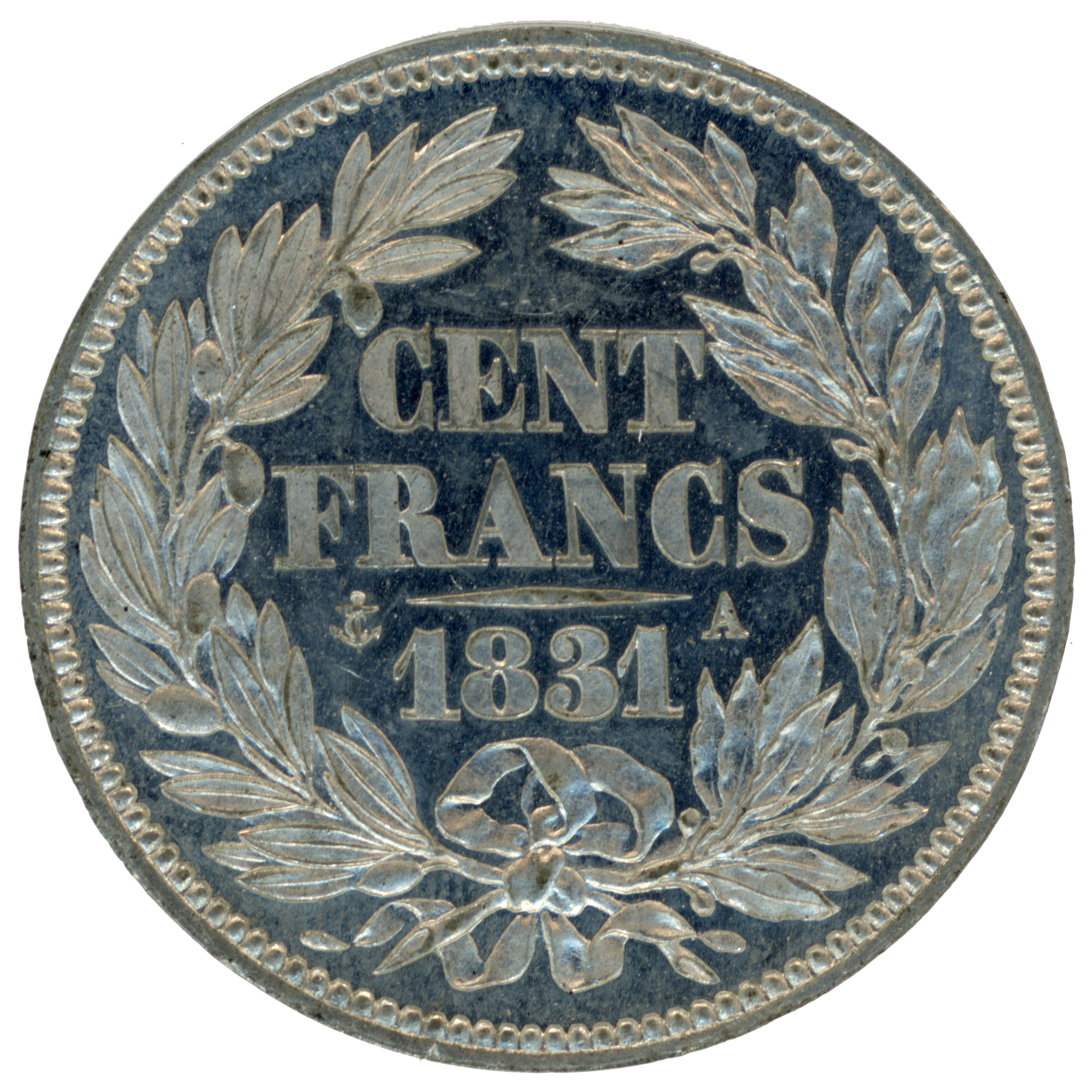 Louis Philippe - Essai de 100 Francs - 1831 revers