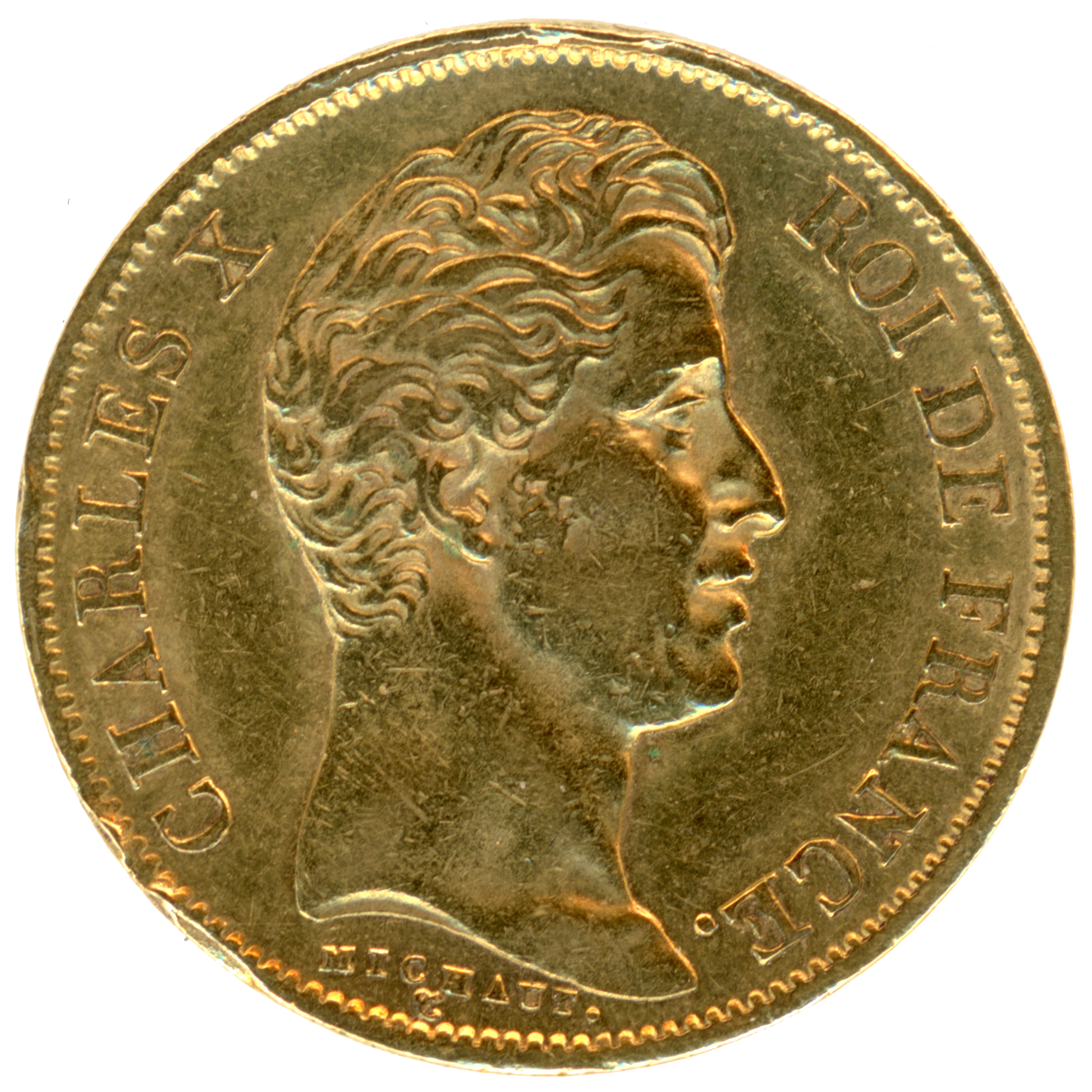 Charles X - 40 Francs - 1830 Paris avers