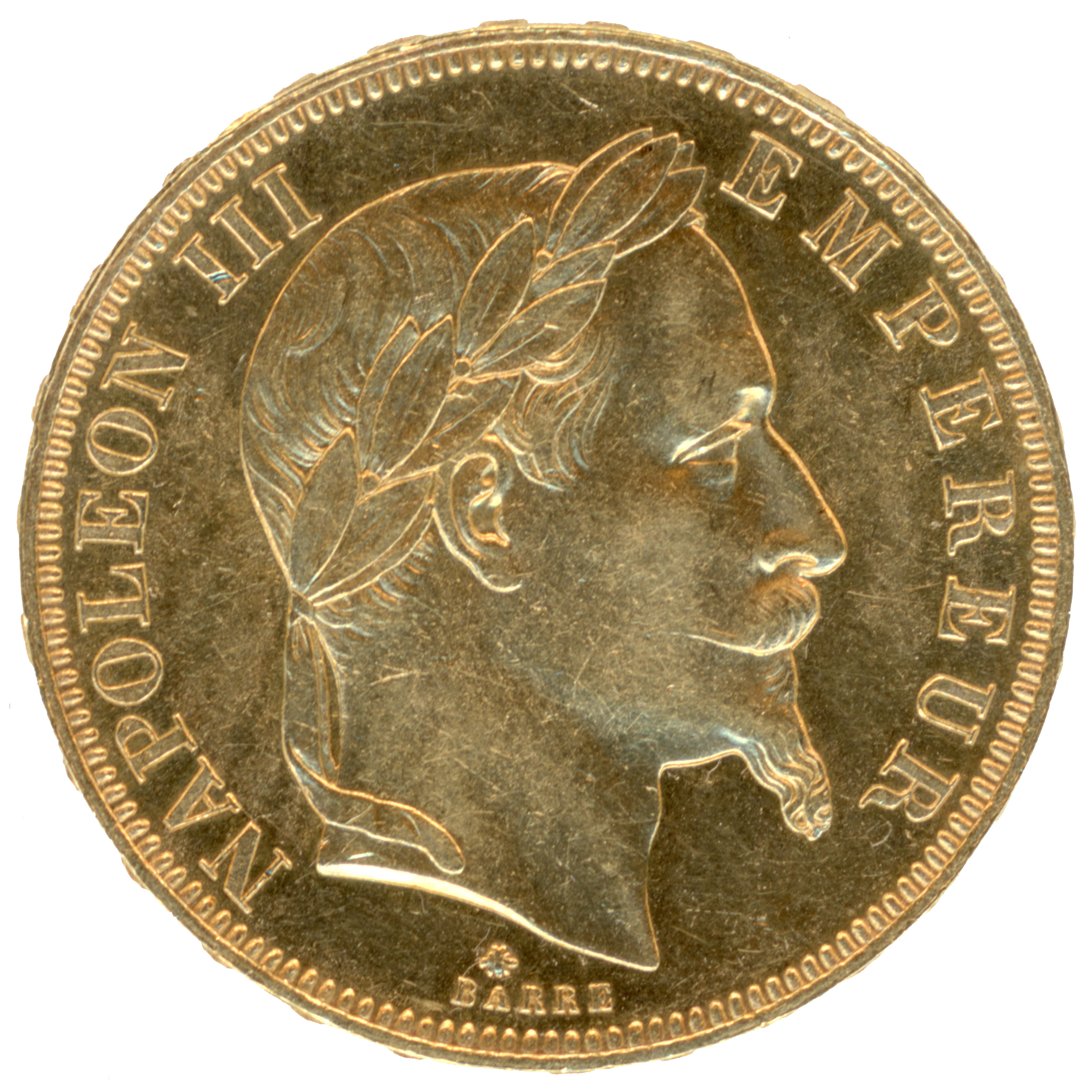 Napoléon III - 50 Francs - 1862 Paris avers