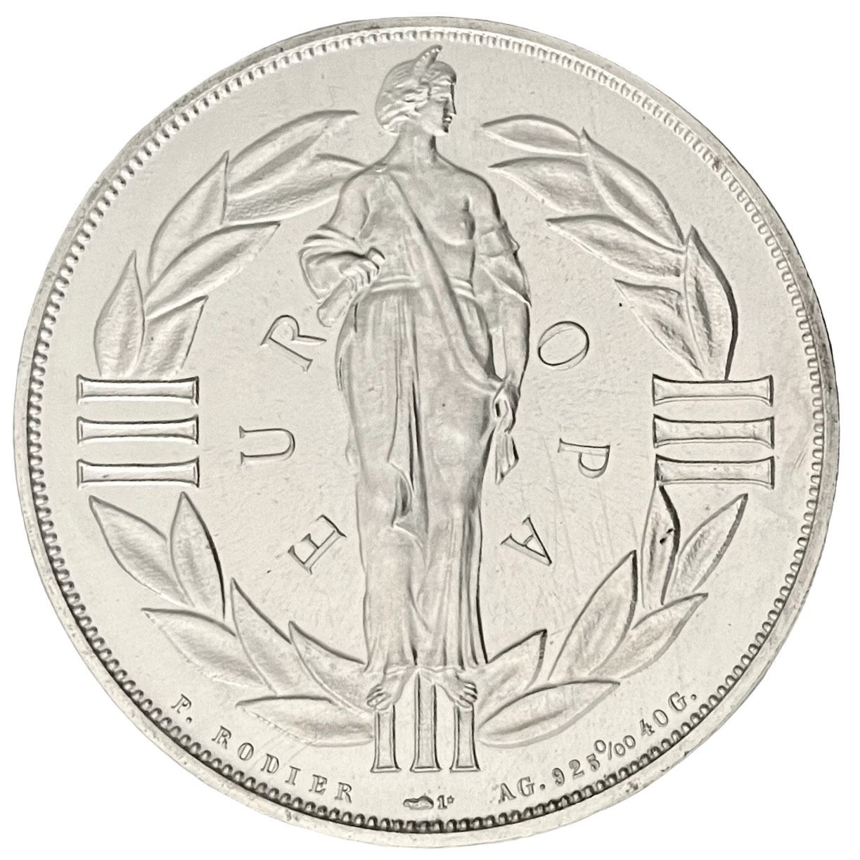 1 Ecu "Europa" 9 Pays - 1979 - Argent avers