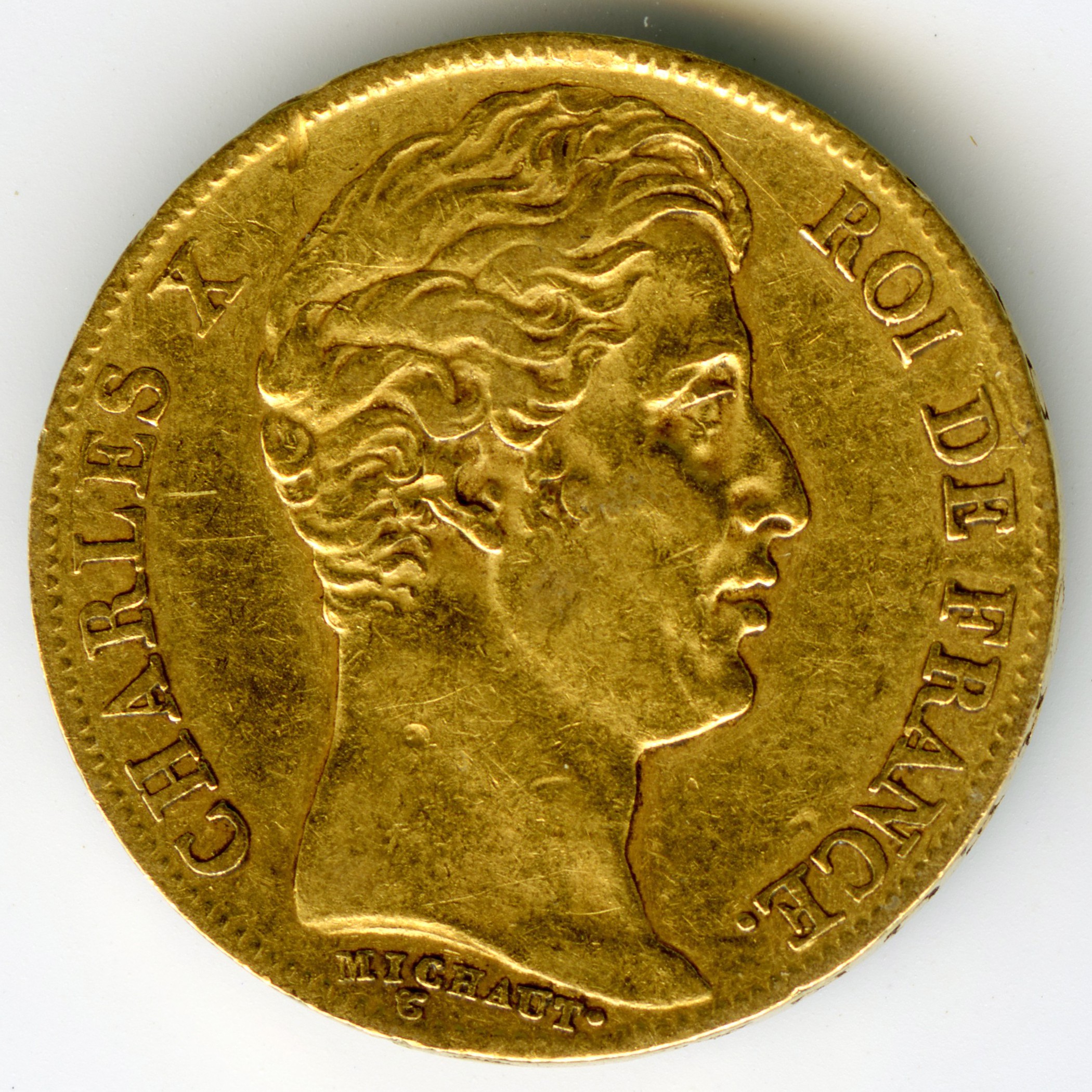 Charles X - 20 Francs - 1825 A avers