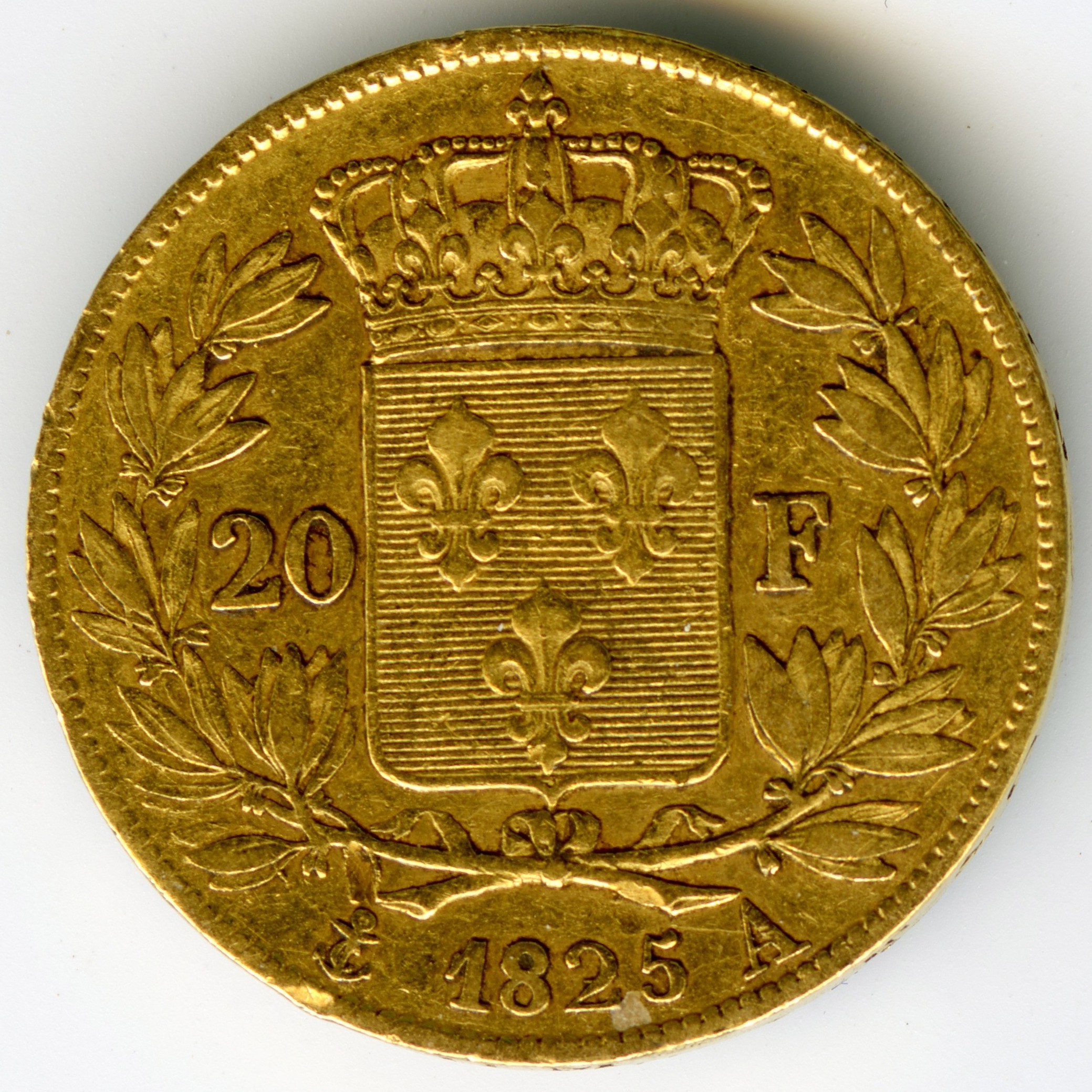 Charles X - 20 Francs - 1825 A revers